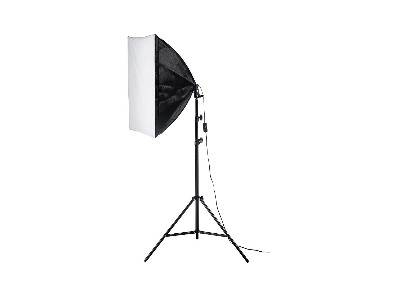 Kit d'Éclairage Softbox SucceBuy, 60.96 x 60.96 Cm, Ampoules Led 30 W 5 500 K, Support Réglable