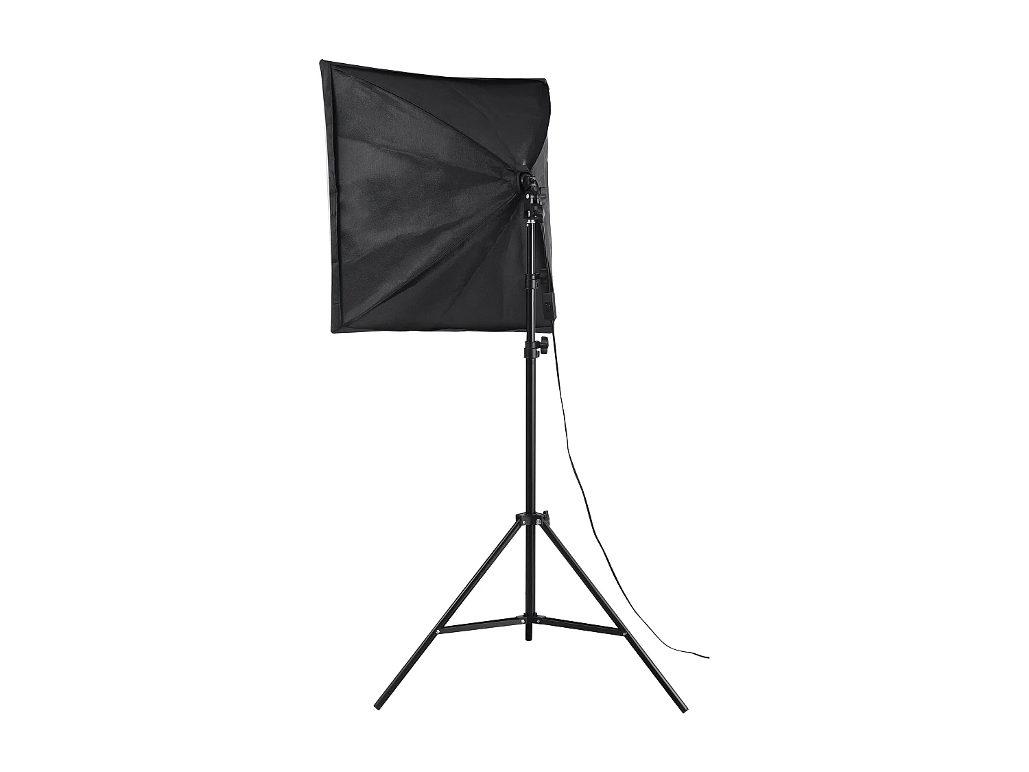 Kit d'Éclairage Softbox SucceBuy, 60.96 x 60.96 Cm, Ampoules Led 30 W 5 500 K, Support Réglable