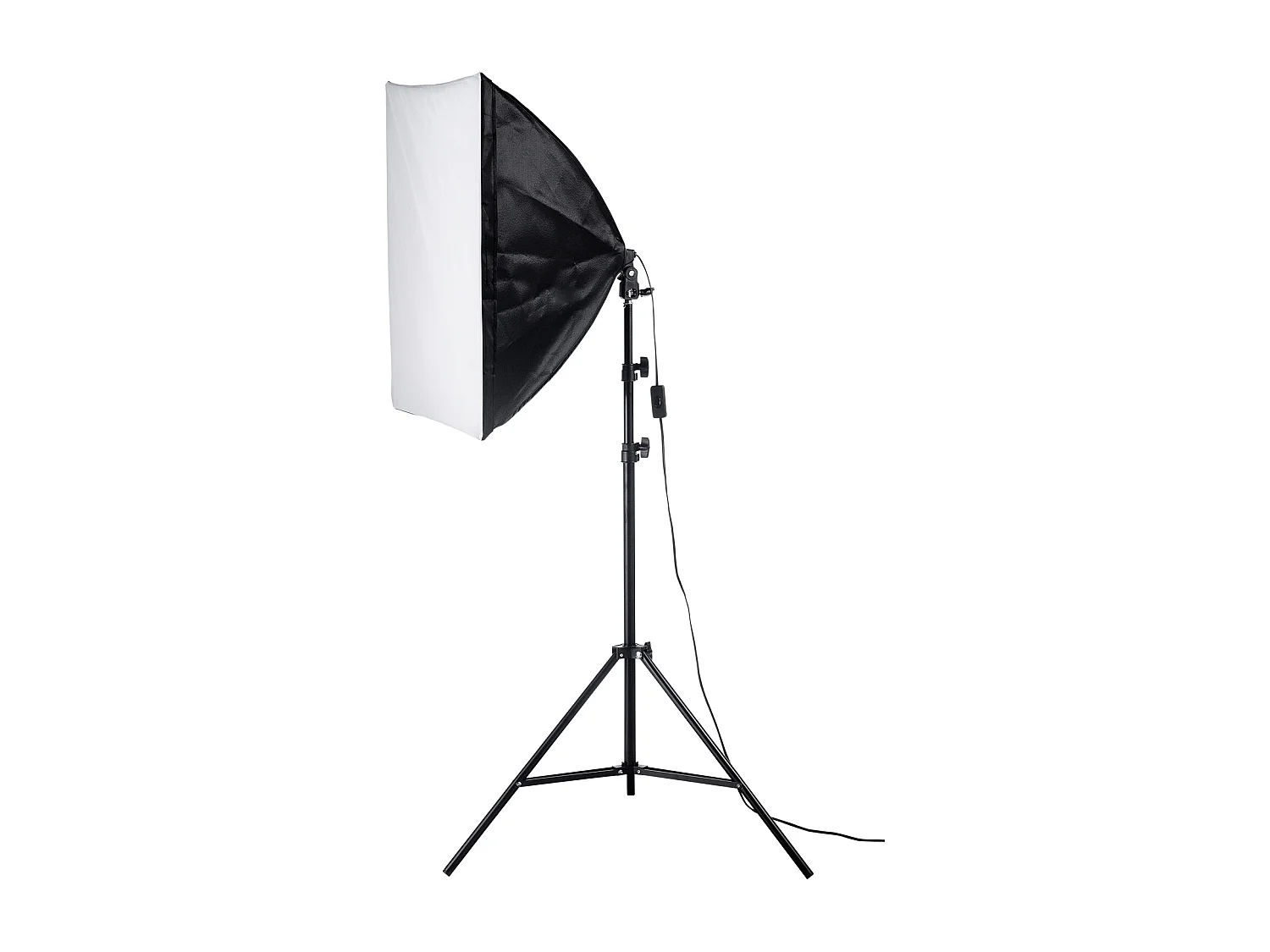 Kit d'Éclairage Softbox SucceBuy, 60.96 x 60.96 Cm, Ampoules Led 30 W 5 500 K, Support Réglable