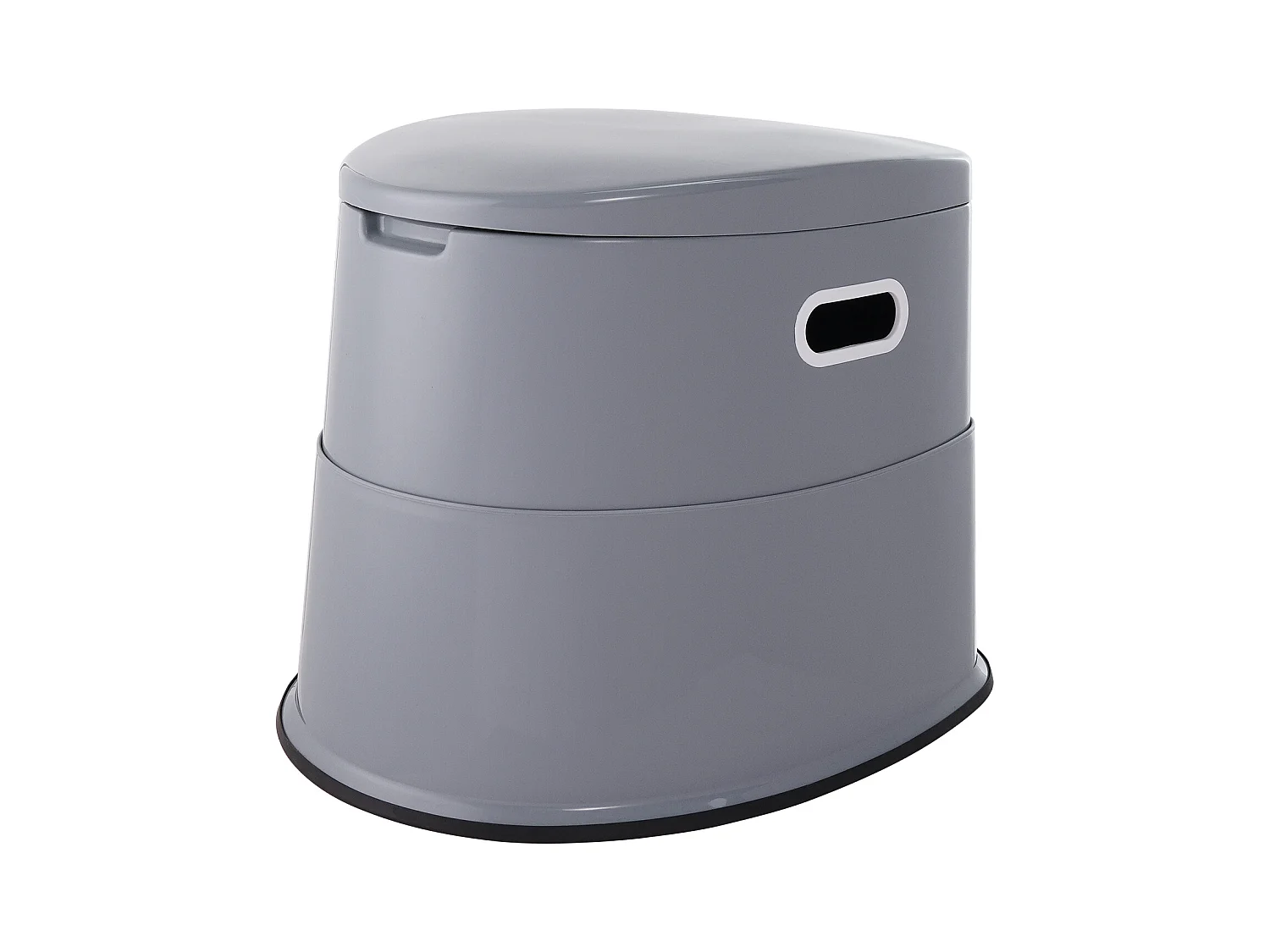 Toilettes SucceBuy, de Camping Portables, Seau Intérieur avec Couvercle, Étagère pour Téléphone et Porte-papier