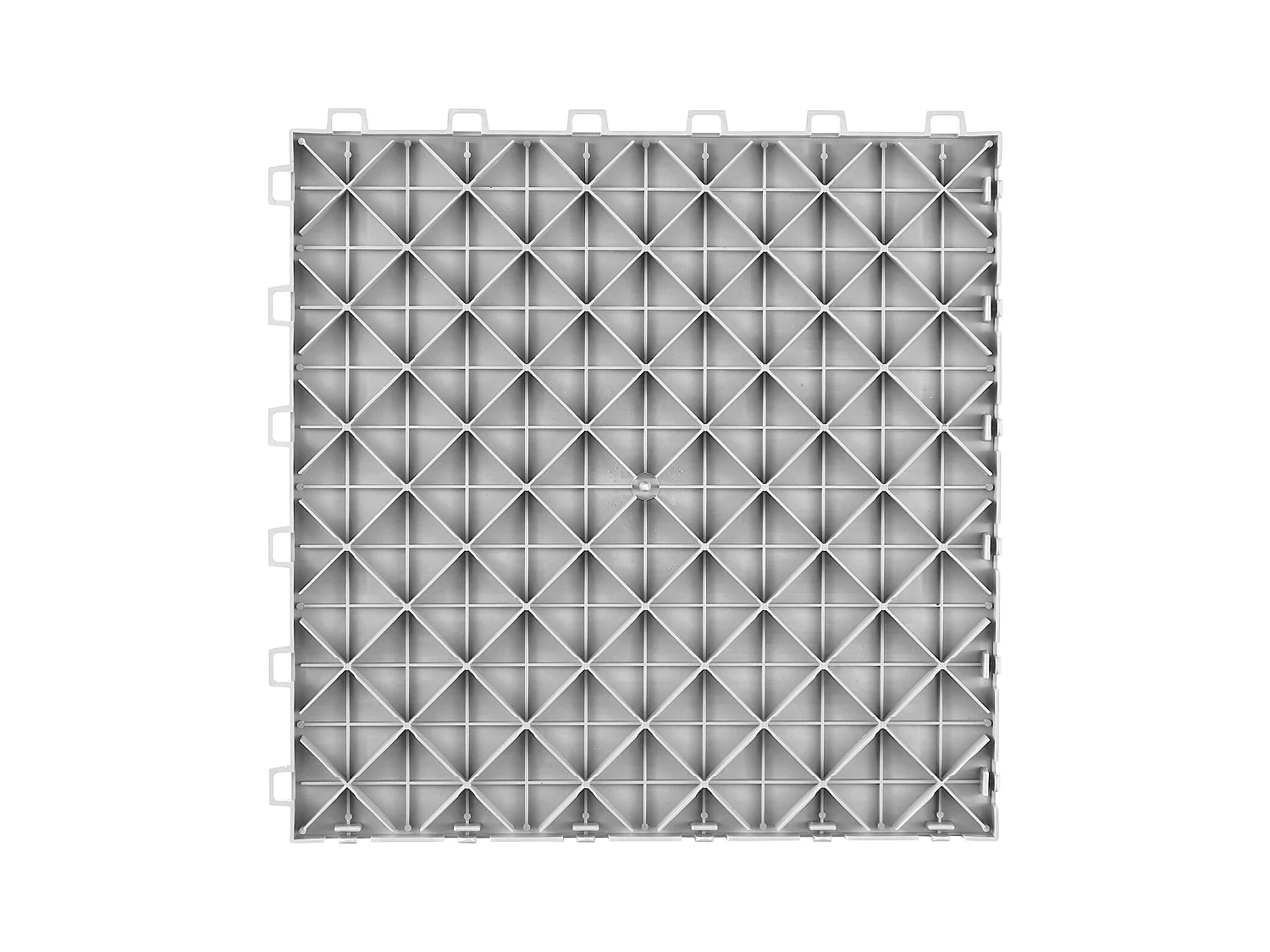 Dalles de Garage Emboîtables, SucceBuy Lot de 25 Carreaux de Garage à Emboîter 30.5x30.5 cm Argent