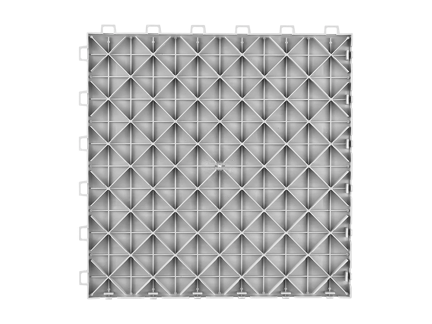 Dalles de Garage Emboîtables, SucceBuy Lot de 25 Carreaux de Garage à Emboîter 30.5x30.5 cm Argent