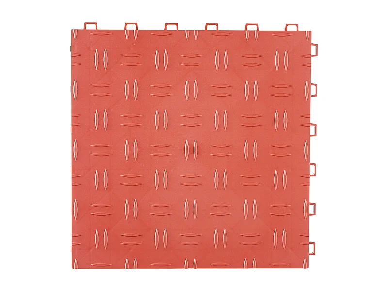 Interlocking Garage Tiles, SucceBuy Interlocking Garage Tiles 25-pak, 30.5x30.5 cm Czerwony