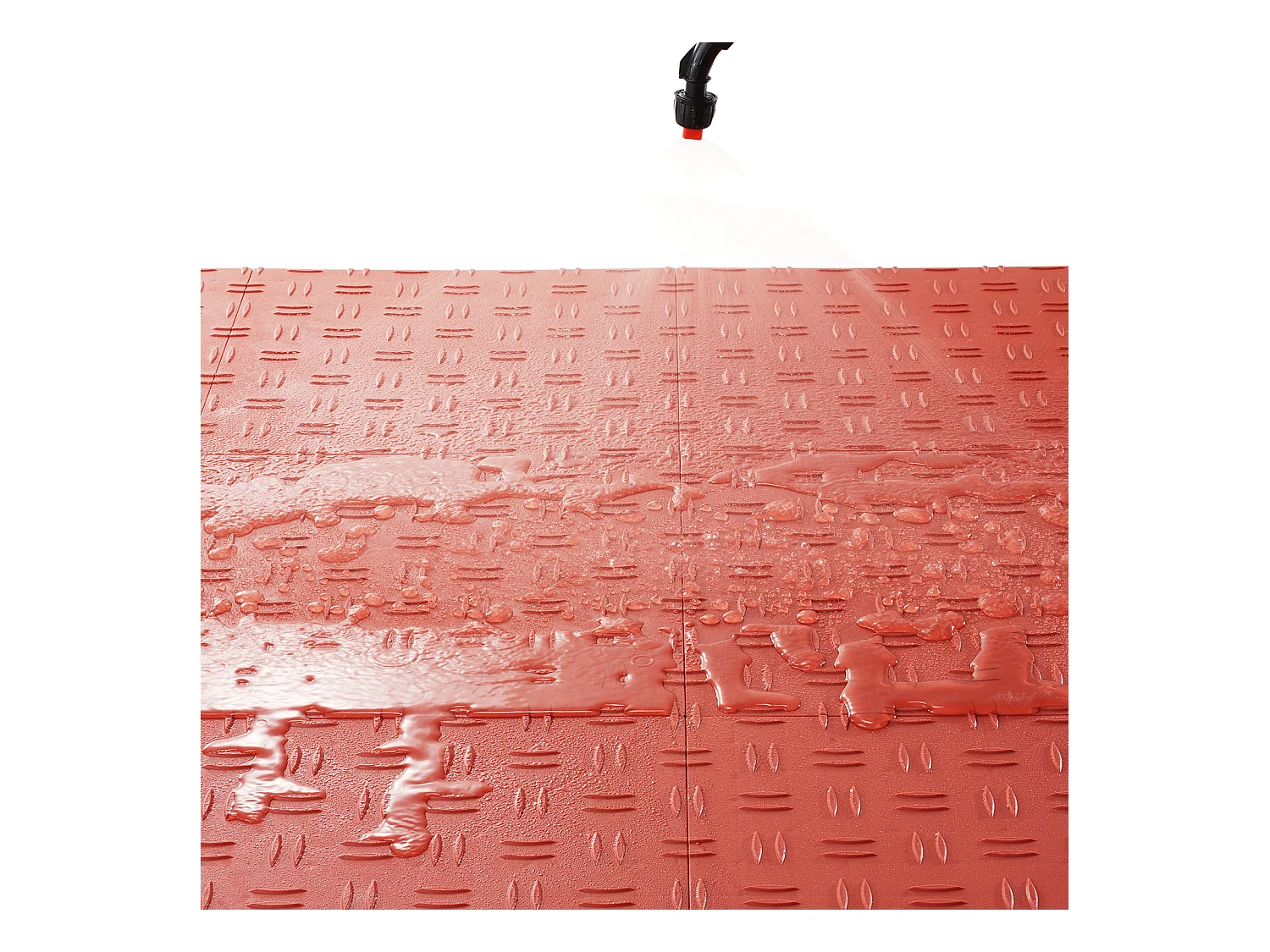 Piastrelle Autobloccanti per Garage, SucceBuy Piastrelle Autobloccanti per Garage Confezione da 25, 30.5x30.5 cm rosse