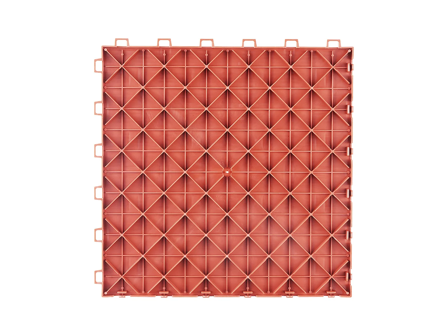 Piastrelle Autobloccanti per Garage, SucceBuy Piastrelle Autobloccanti per Garage Confezione da 25, 30.5x30.5 cm rosse