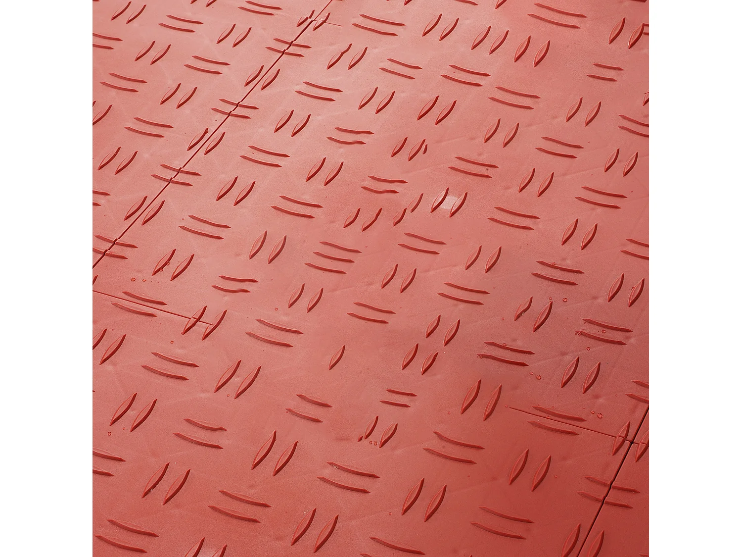 Dalles de Garage Emboîtables, SucceBuy Lot de 50 Carreaux de Garage à Emboîter 30.5x30.5 cm Rouge