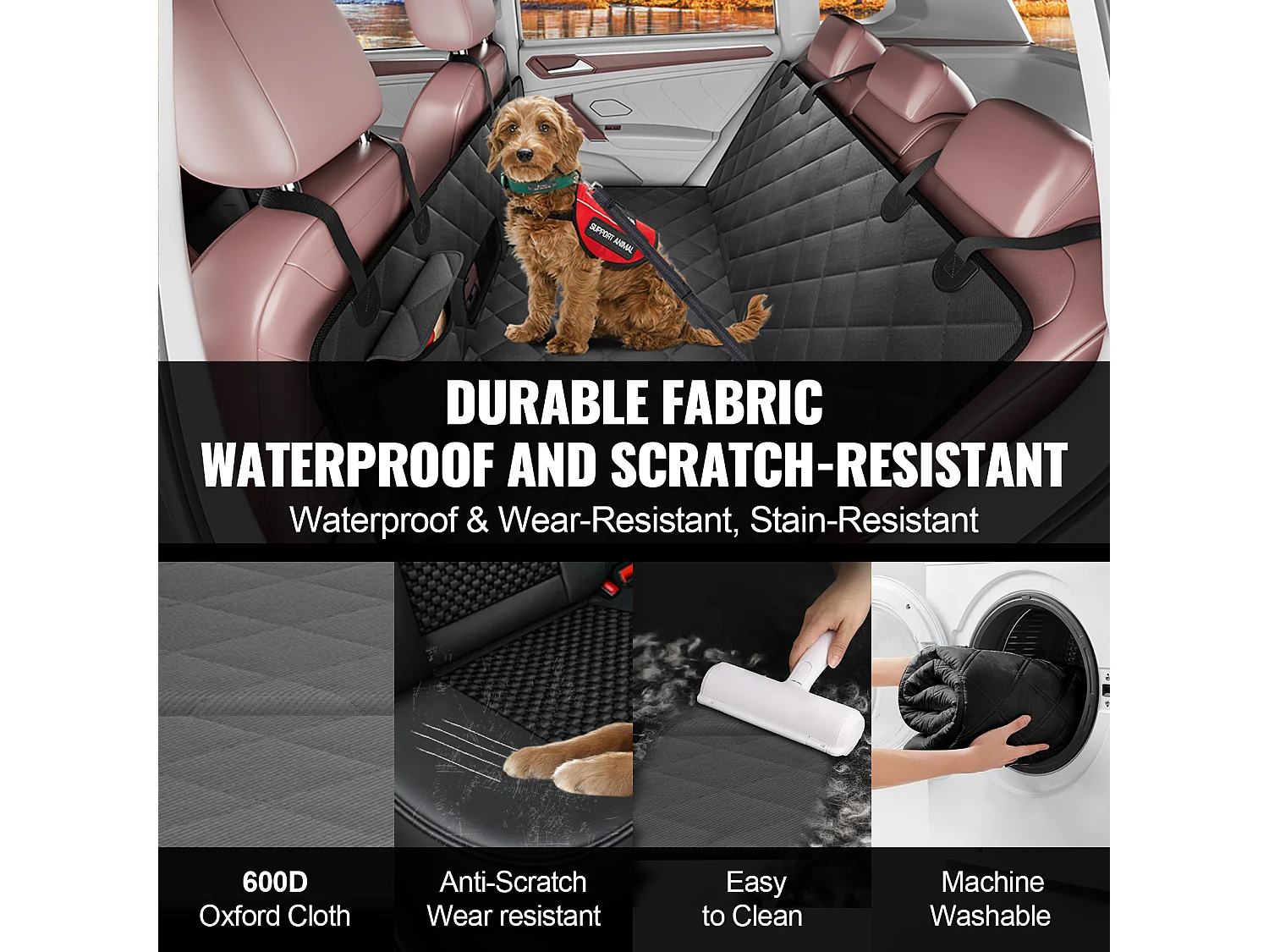 Housse, SucceBuy Housse de Siège de Voiture pour Chien 137 cm x 67 cm Imperméable 600D pour SUV