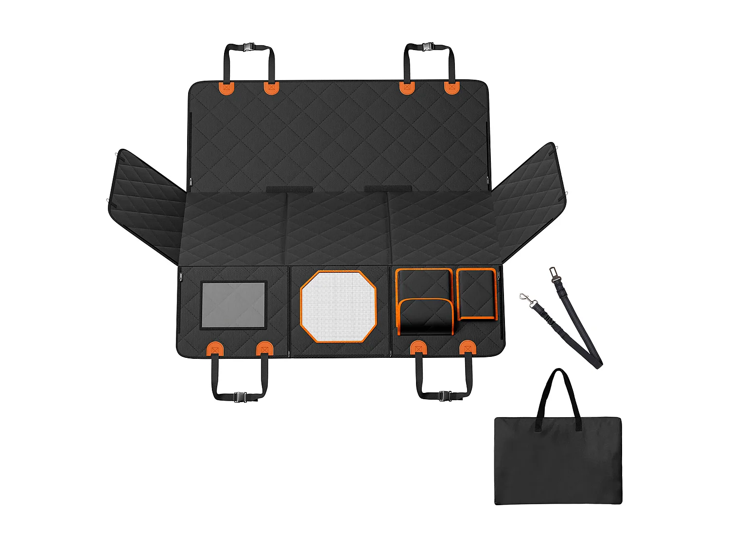 Housse, SucceBuy Housse de Siège de Voiture pour Chien pour Siège Arrière, Mesurant 132 cm x 60 cm, Imperméable et Fabriquée en Matériau 600D pour Voitures