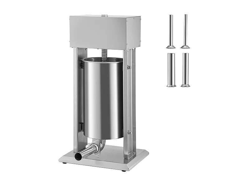 Saucisse SucceBuy Remplisseuse de Saucisses Électrique 15L à Vitesse Variable en Acier Inoxydable