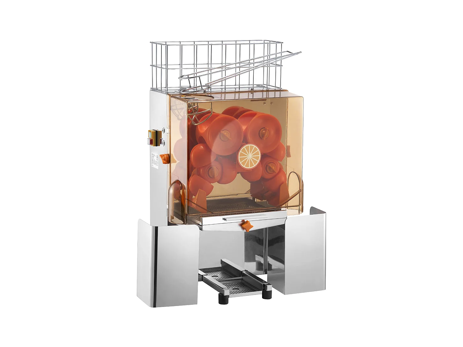 Presse-Agrumes Électrique SucceBuy Presse-Agrumes Commercial 120 W Avec Extracteur de Jus et Boîte Filtrante