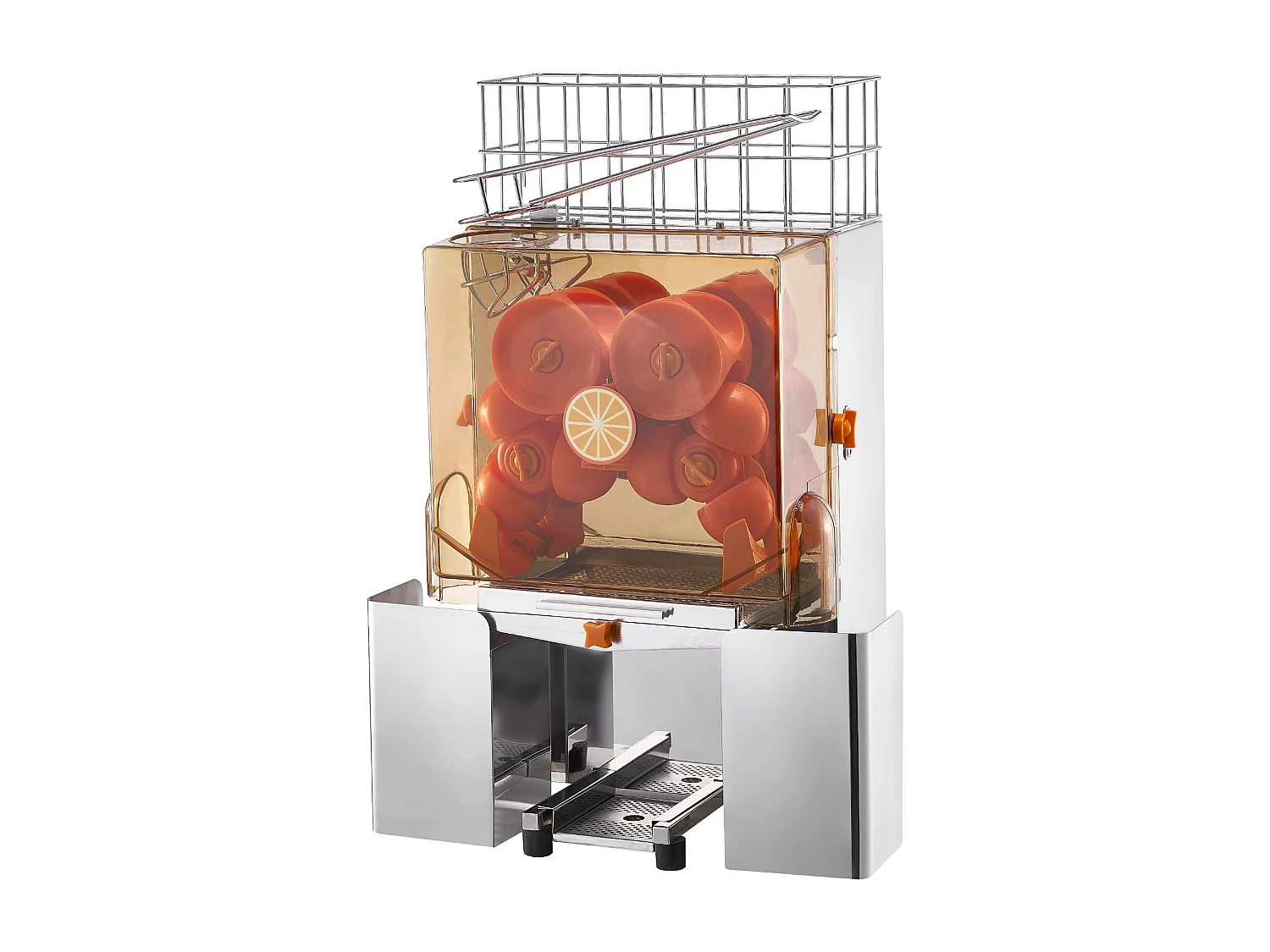 Presse-Agrumes Électrique SucceBuy Presse-Agrumes Commercial 120 W Avec Extracteur de Jus et Boîte Filtrante