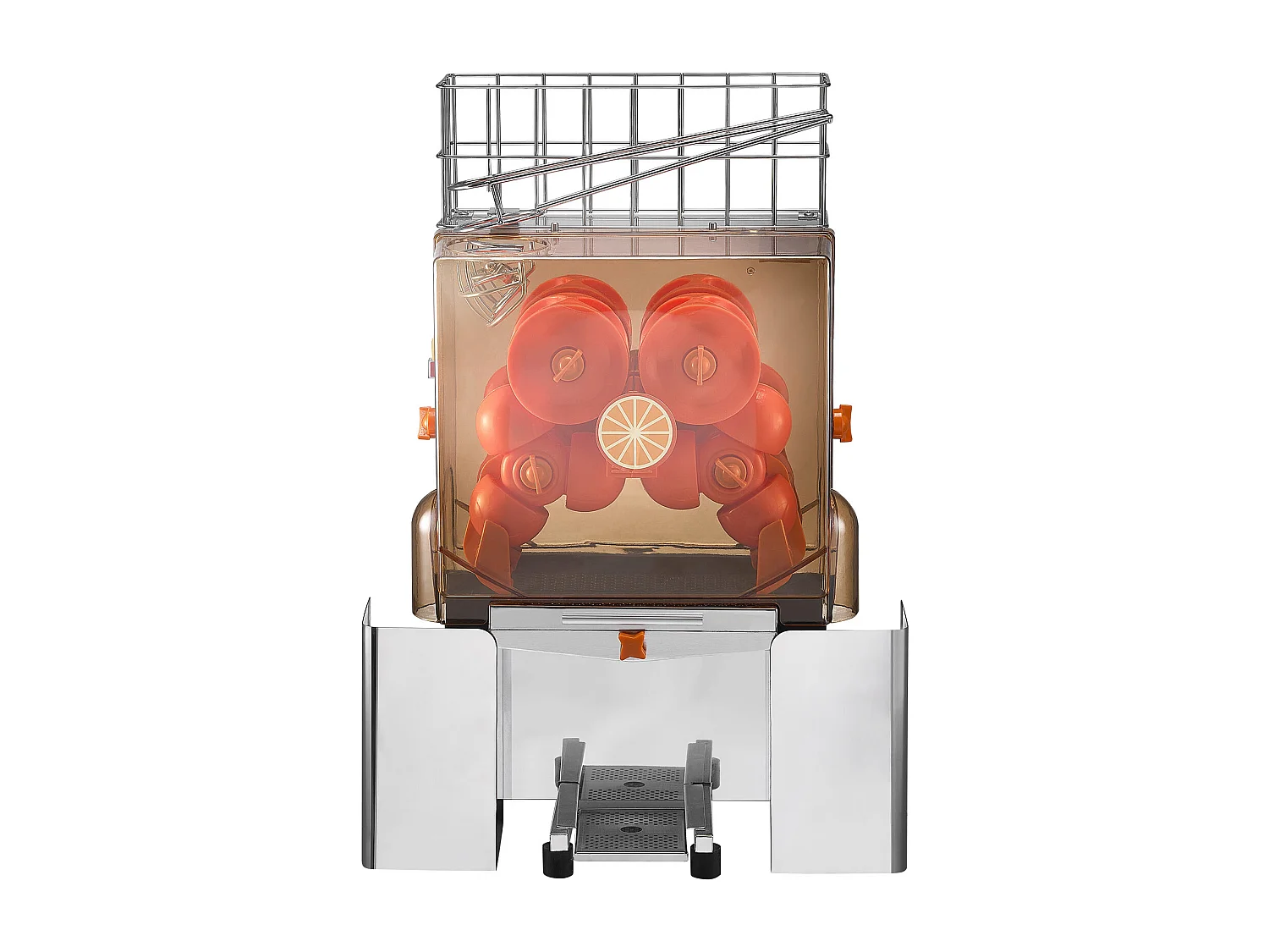 Presse-Agrumes Électrique SucceBuy Presse-Agrumes Commercial 120 W Avec Extracteur de Jus et Boîte Filtrante