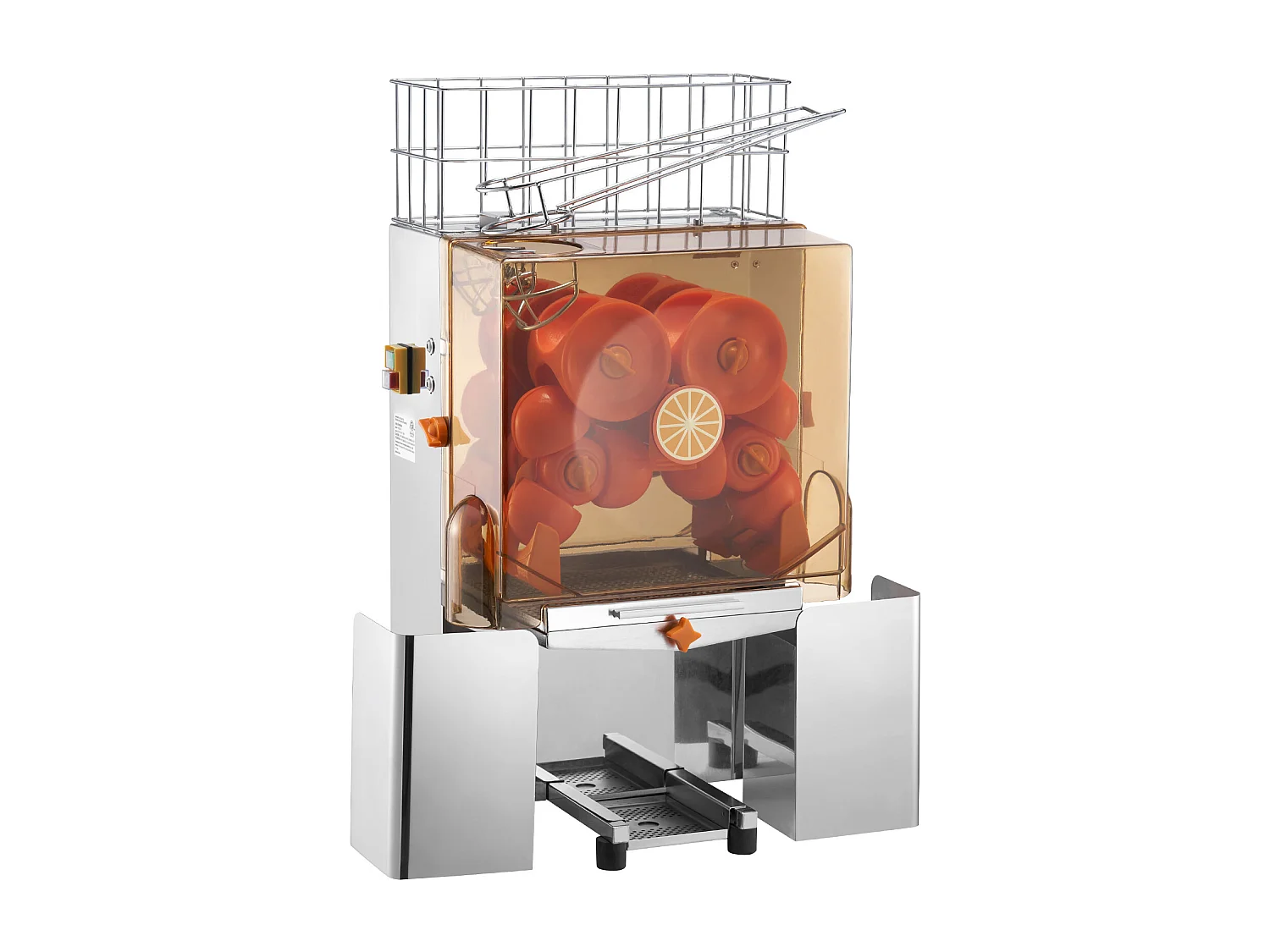 Presse-Agrumes Électrique SucceBuy Presse-Agrumes Commercial 120 W Avec Extracteur de Jus et Boîte Filtrante