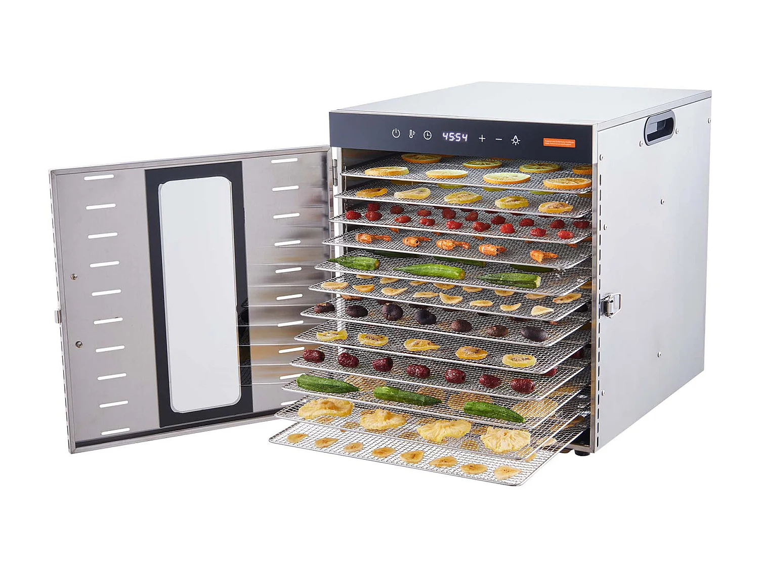 Déshydrateur SucceBuy Déshydrateur Alimentaire à 10 Plateaux, Séchoir à Fruits SécHés en Acier Inoxydable de 1000 W