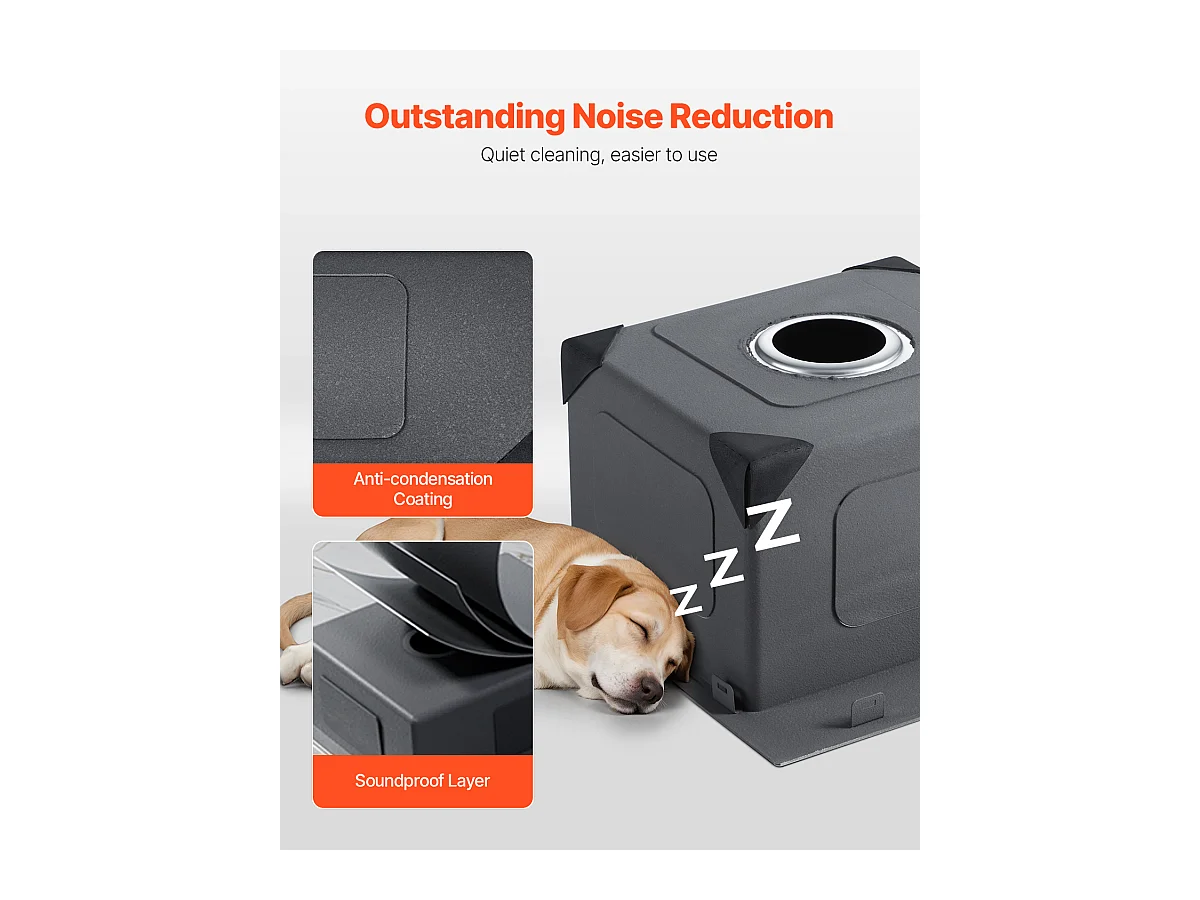 Évier de Cuisine SucceBuy Évier de Cuisine Sous Plan 50 cm à Cuve Simple en Acier Inoxydable