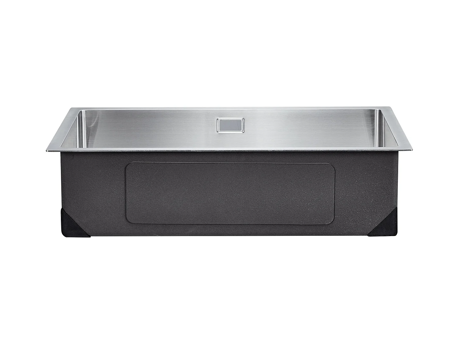 Évier de Cuisine SucceBuy Évier de Cuisine Sous Plan 50 cm à Cuve Simple en Acier Inoxydable