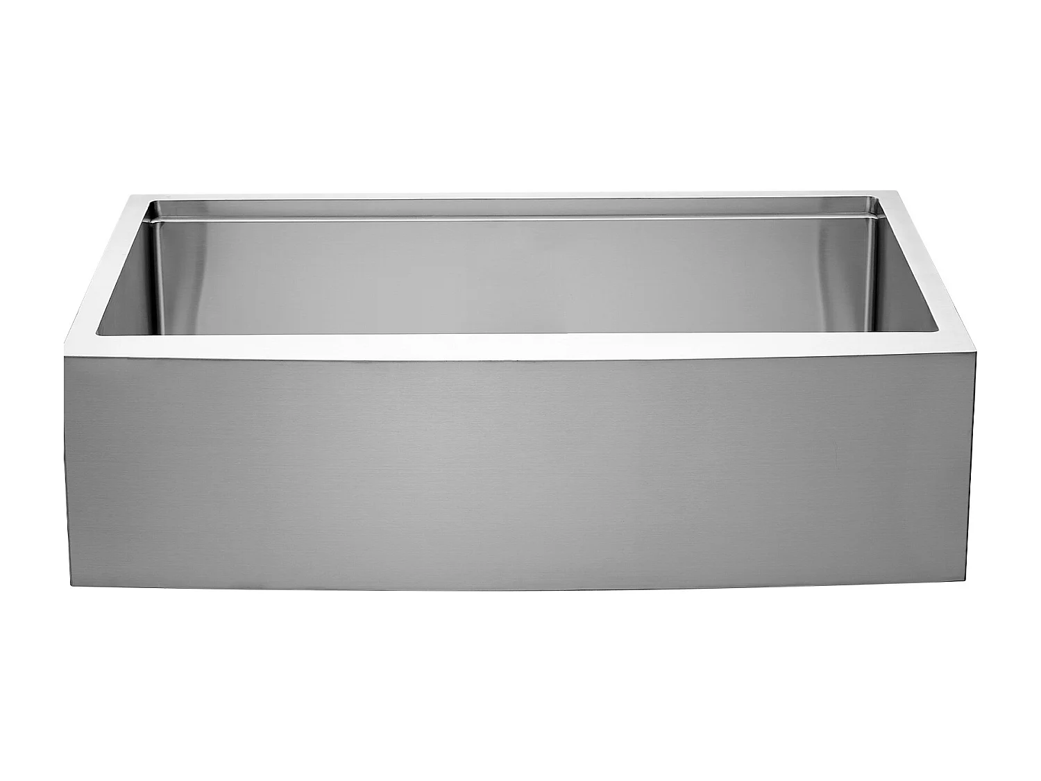 Evier de cuisine SucceBuy Évier Cuisine de Style Campagnard Évier à Encastrer en Acier Inoxydable 304 Une Cuve 76 x 56 x 23 Cm