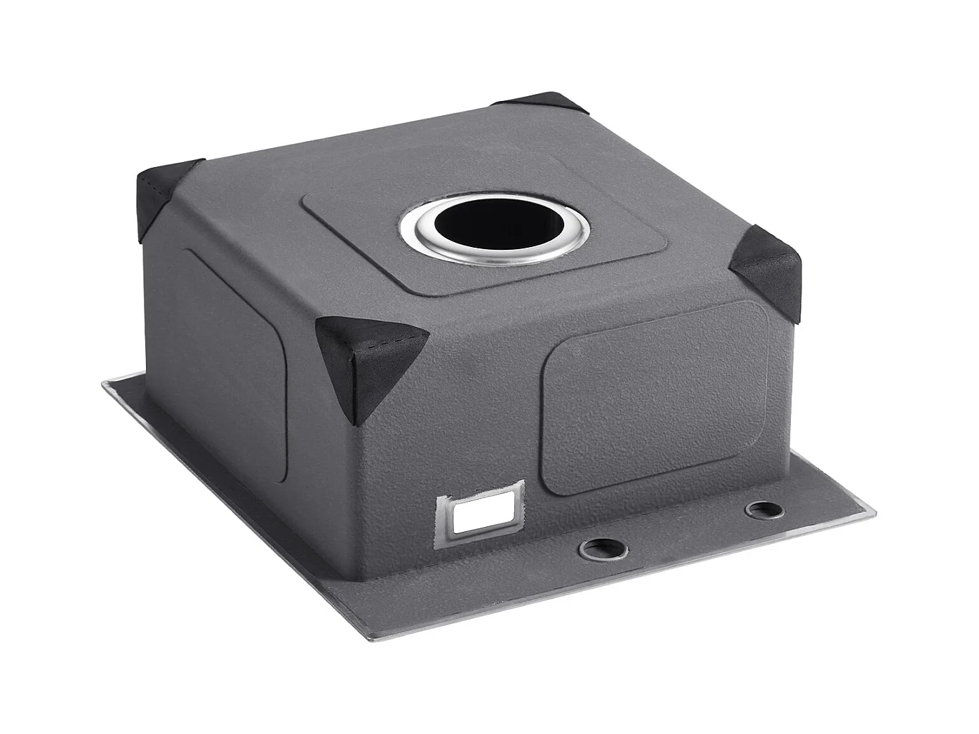 Lava-Loiça de Cozinha SucceBuy Lava-Loiça de Cozinha de 40 cm com Montagem Superior e Cuba Simples, Lava-Loiça em Aço Inoxidável para Bar