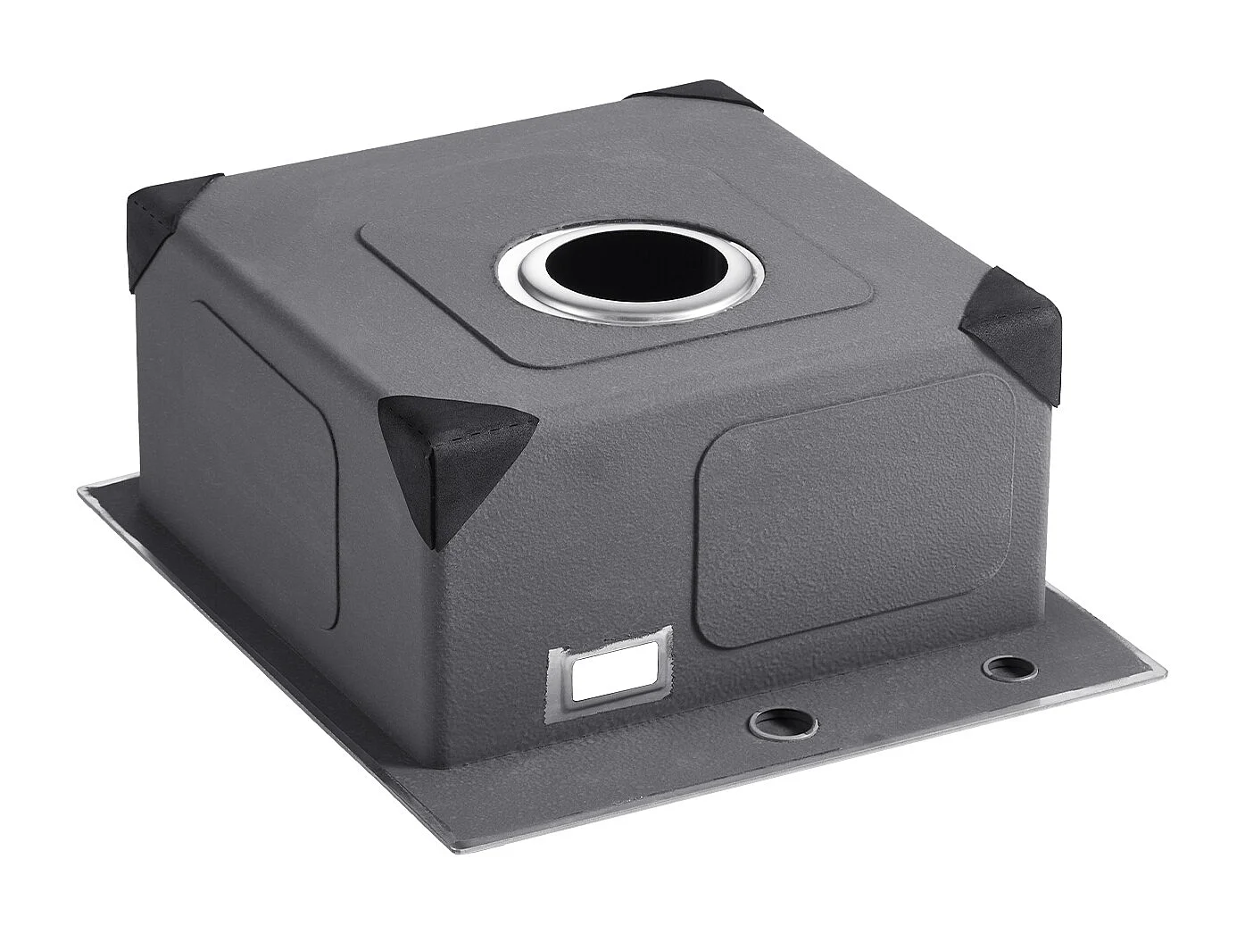 Évier de Cuisine SucceBuy Évier de Cuisine à Montage Par le Haut 40 cm à Cuve Simple à Encastrer en Acier Inoxydable pour Bar