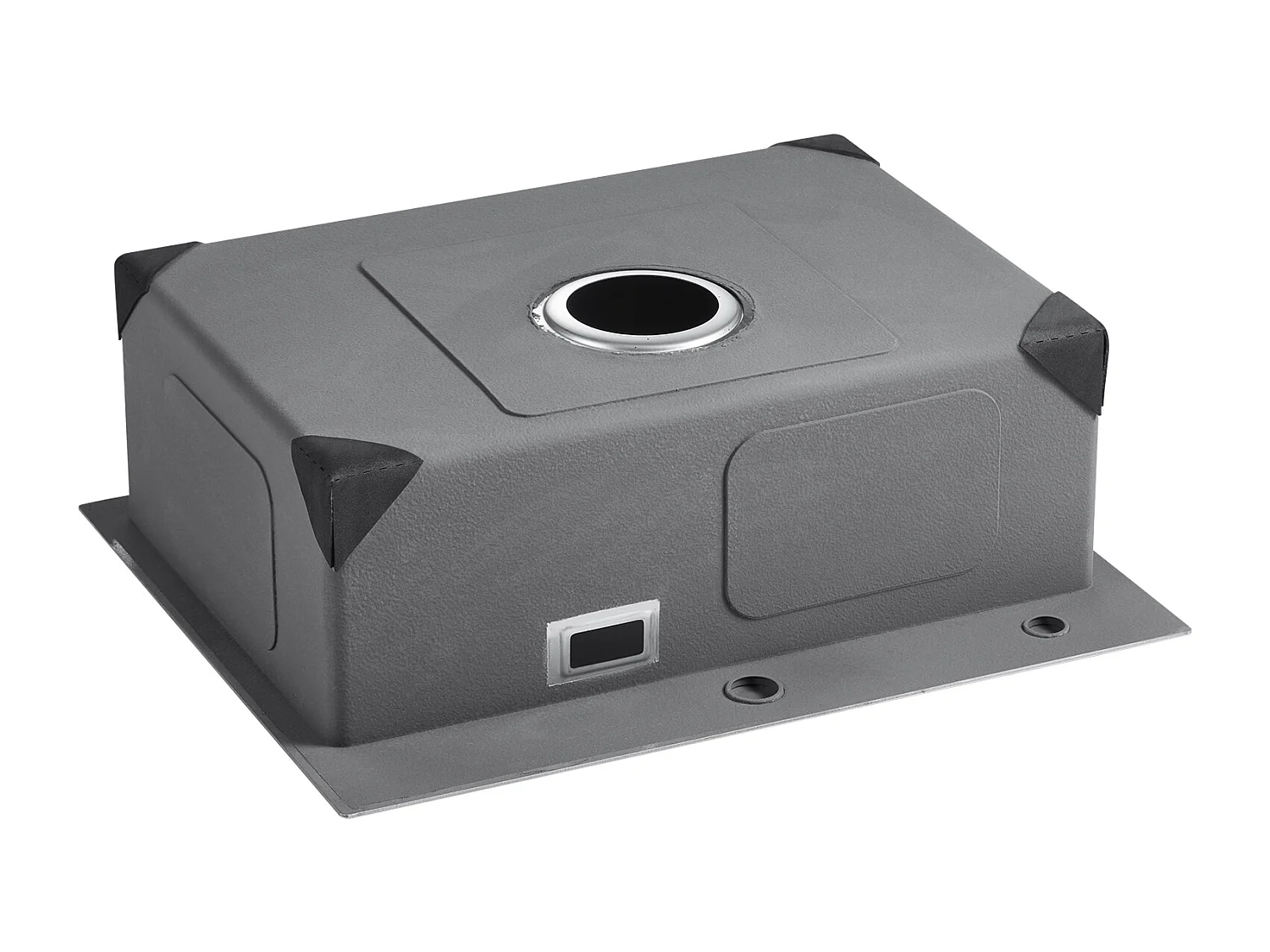 Pia de Cozinha SucceBuy em Aço Inoxidável 304 com Cuba Simples e Montagem Superior, 55 cm