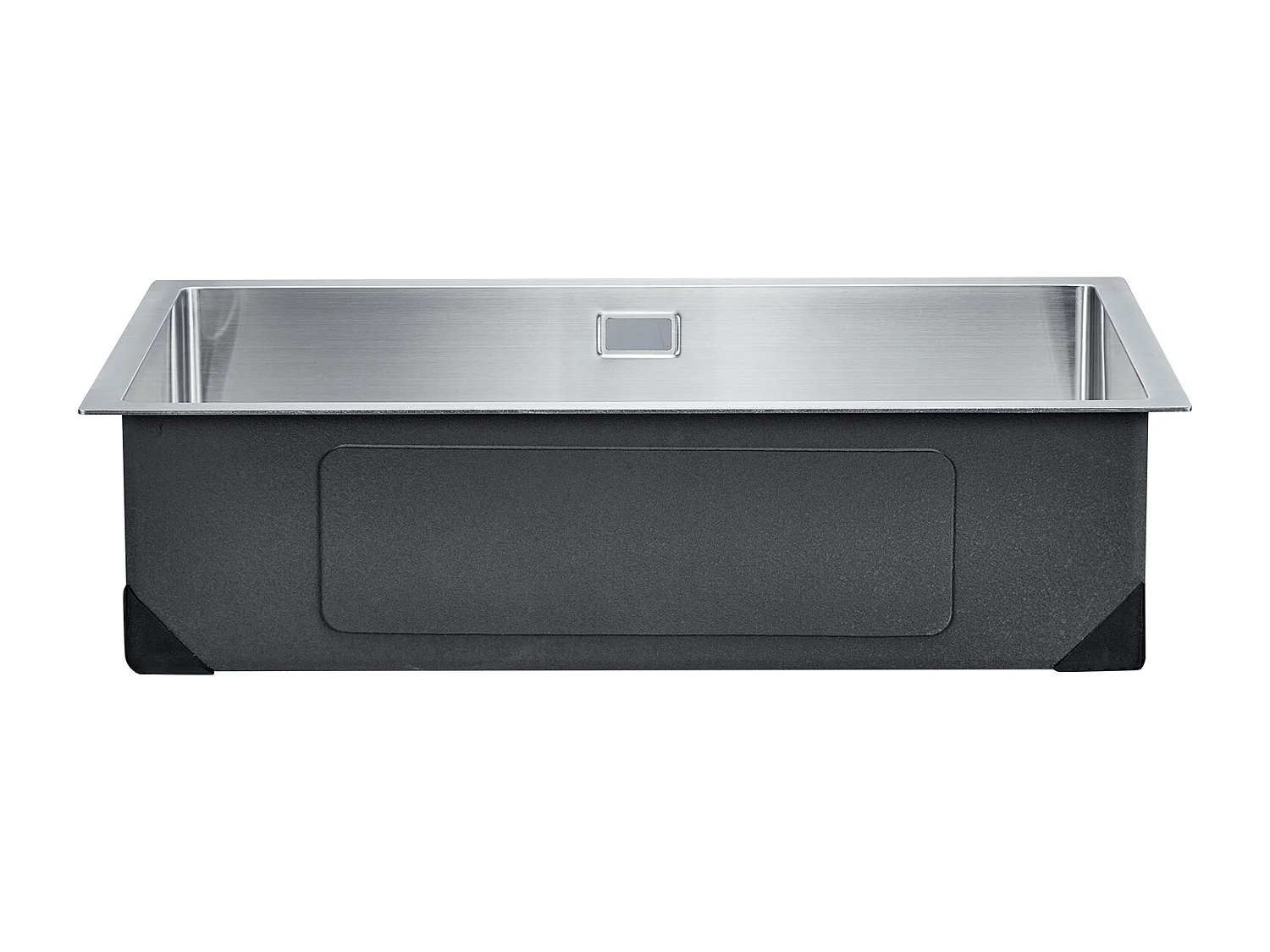 Évier de cuisine SucceBuy Évier de cuisine 70 cm, Cuve Simple Encastrée Sous Plan, Acier Inoxydable