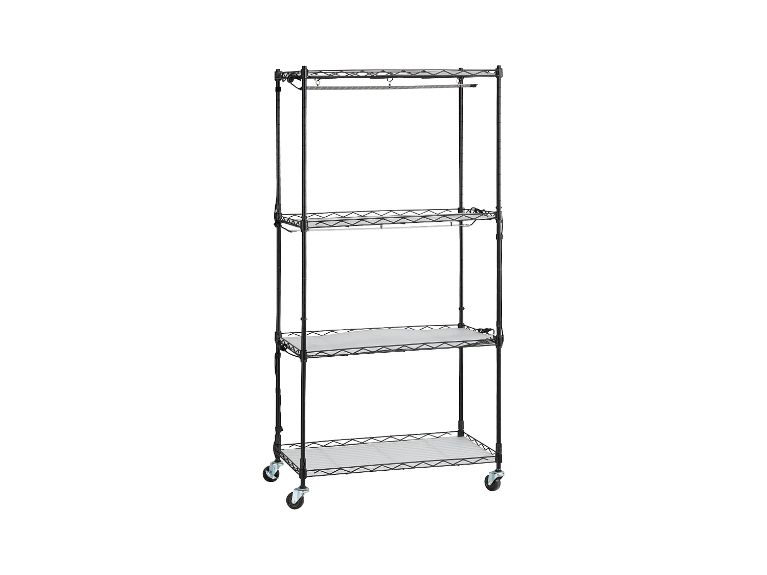 Support pour Plantes SucceBuy, avec Lampes de Croissance, 4 Niveaux, 45 W, 60x35x126,5 cm, pour Jardinage Germination Graines