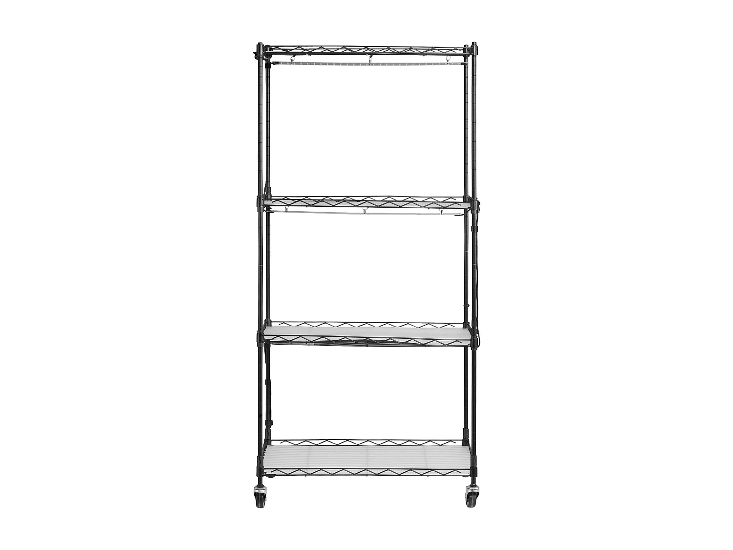 Support pour Plantes SucceBuy, avec Lampes de Croissance, 4 Niveaux, 45 W, 60x35x126,5 cm, pour Jardinage Germination Graines