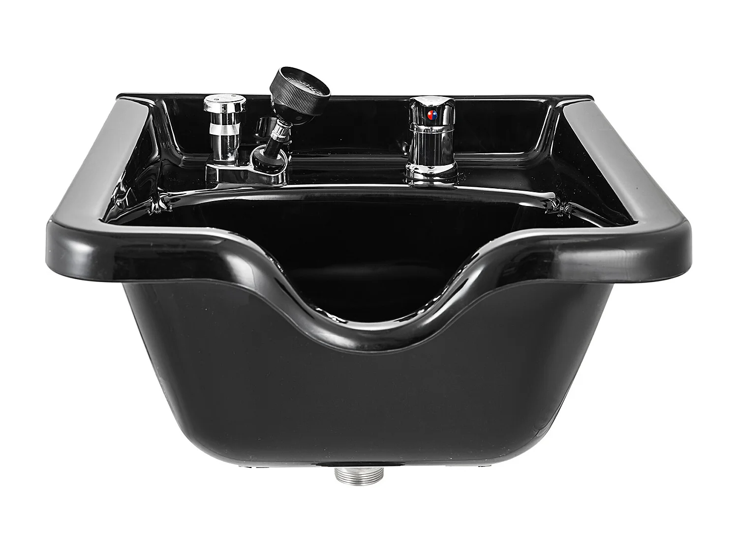 Shampoebak SucceBuy, Shampoebak van ABS-plastic, voor Kappers, Spa-centrum, Kapsalon, Schoonheidssalon, Huis, Zwart