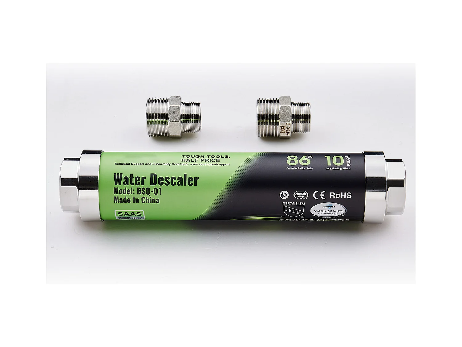 Adoucisseur D'Eau SucceBuy sans Sel Système de Détartrage Physique en Alliage SAAS