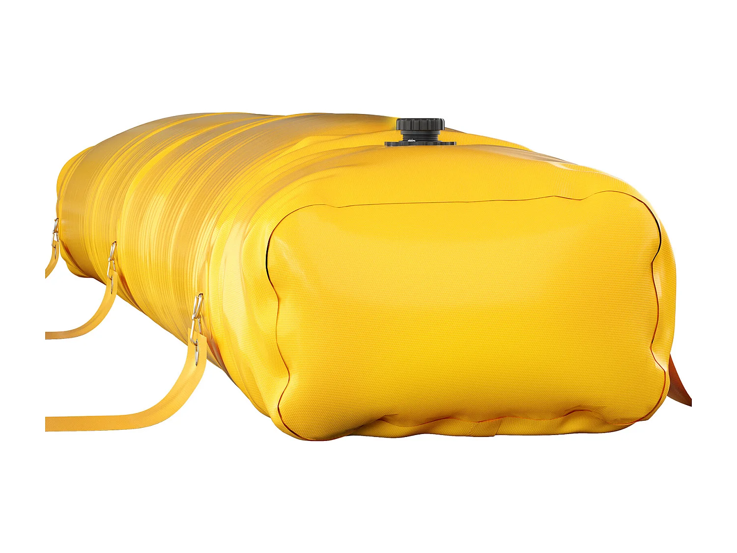 Barrière Anti-Inondation SucceBuy, 3,7 m de Long x 30,5 cm de Haut pour la Déviation de l'Eau, PVC Industriel