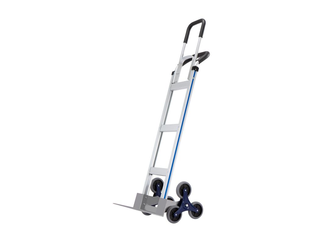 Karren en Deven SucceBuy, 2 - in - 1 Aluminium Traprol, Ladingcapaciteit 249 kg