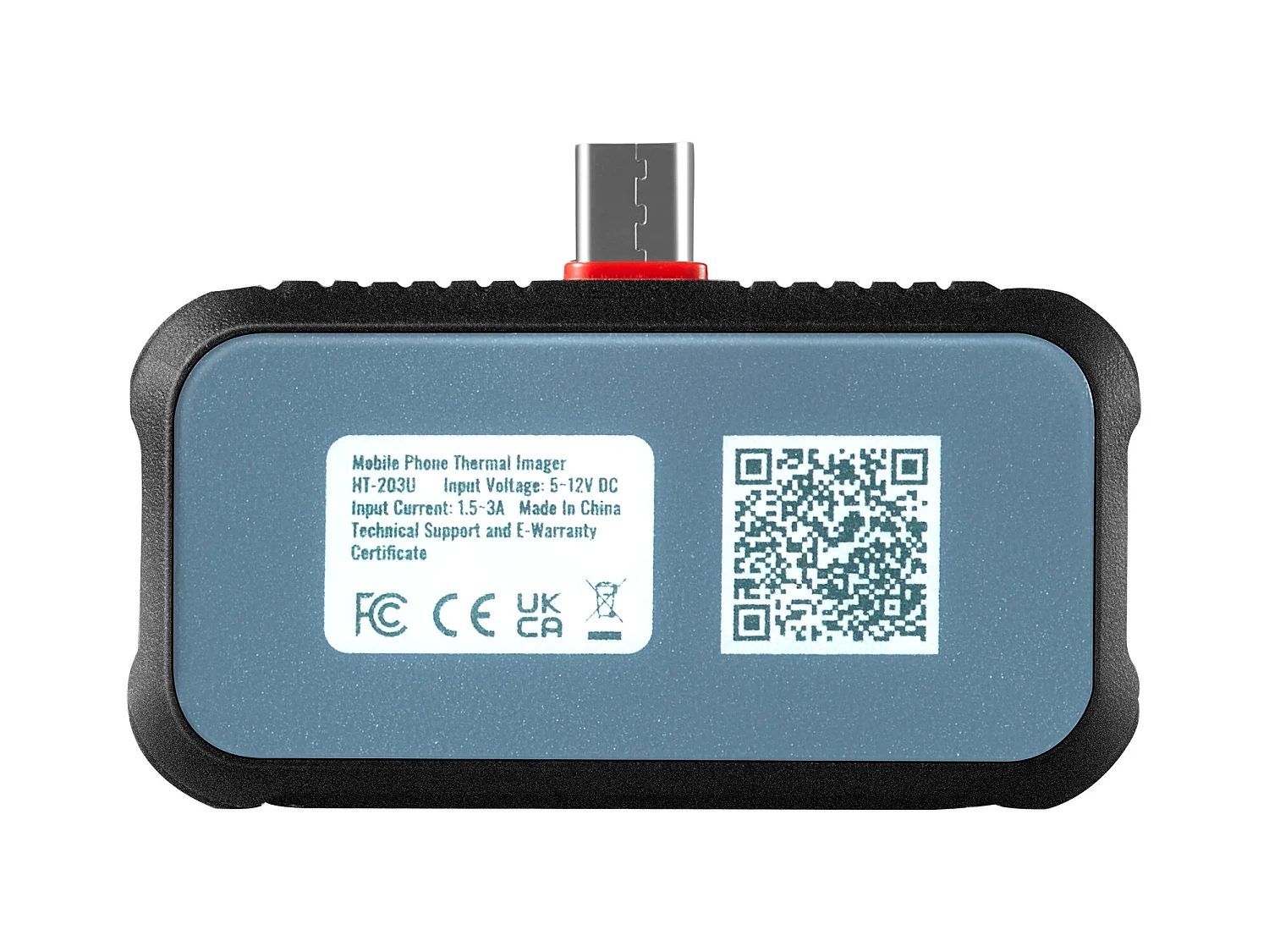 Caméra Thermique SucceBuy pour Android, Résolution IR 256x192, Taux de Rafraîchissement 25 Hz