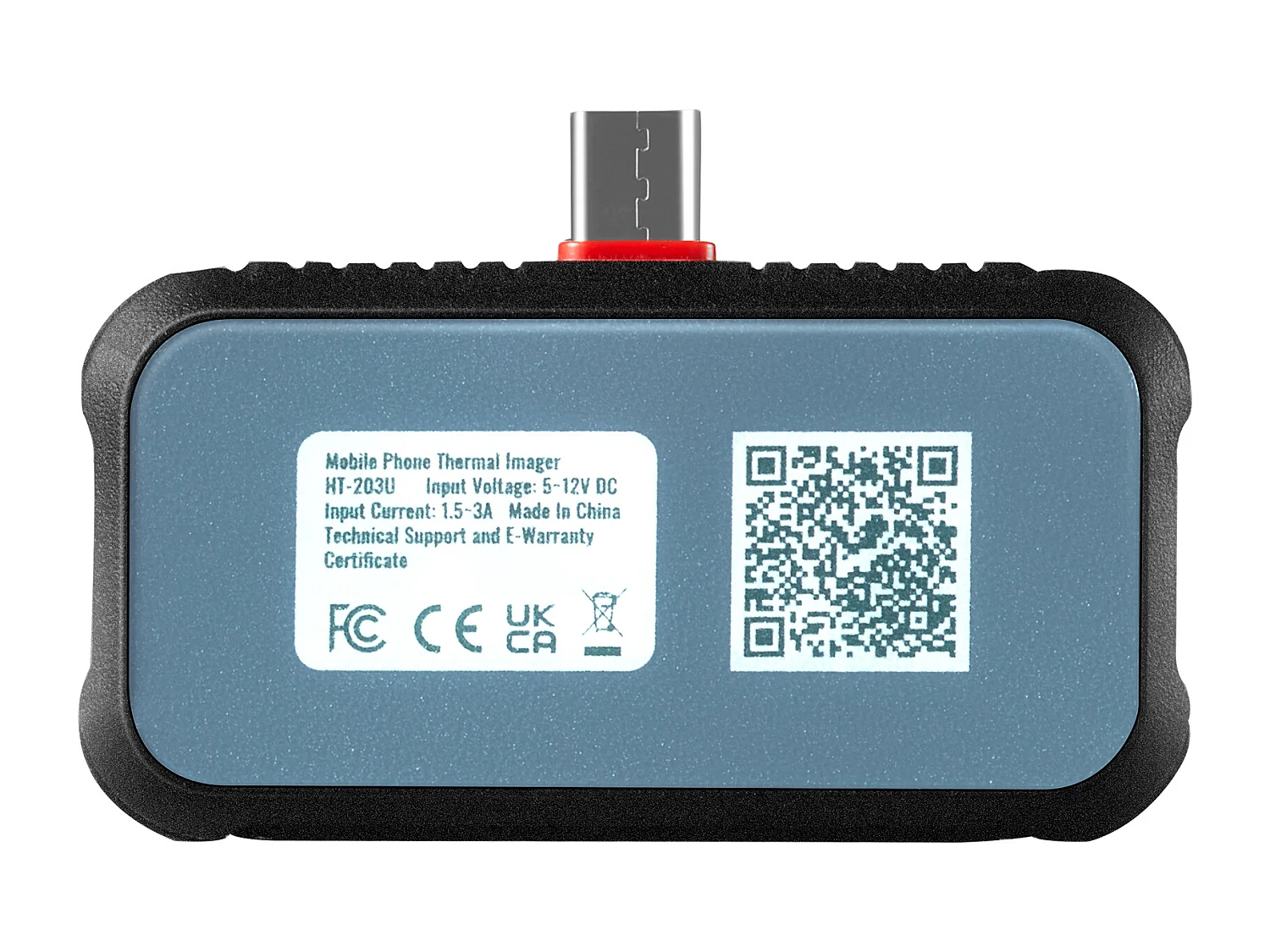 Caméra Thermique SucceBuy pour Android, Résolution IR 256x192, Taux de Rafraîchissement 25 Hz