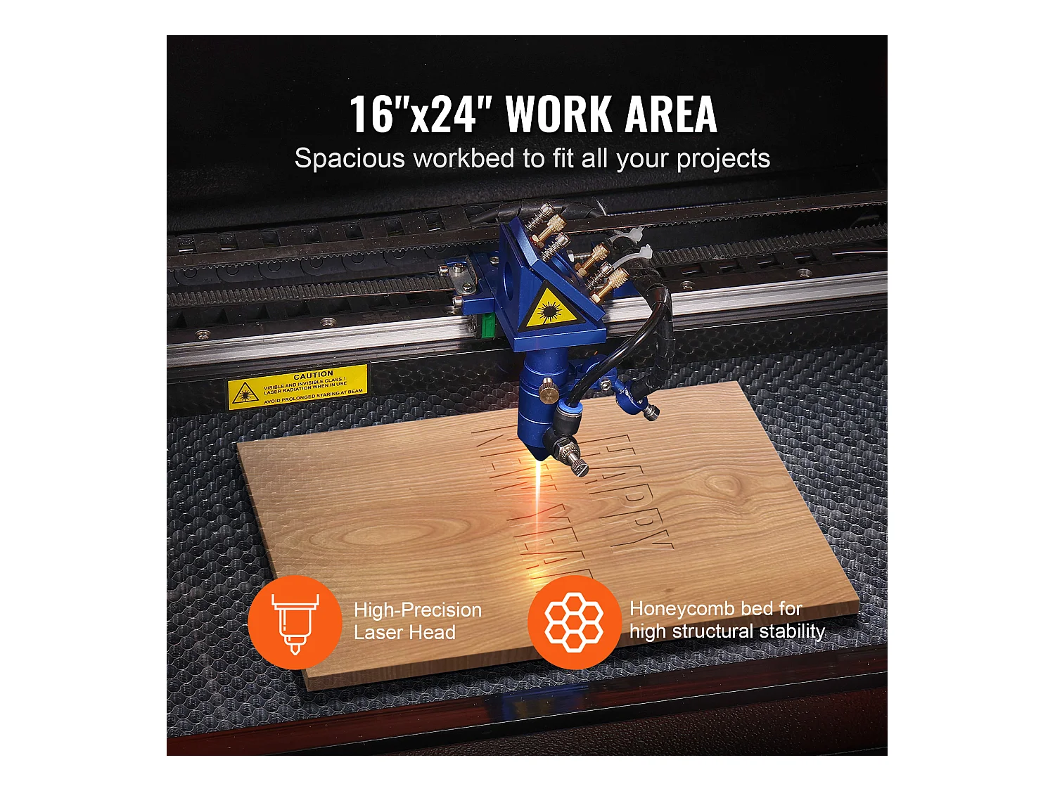 Graveur Laser, SucceBuy Graveur laser CO2 60 W 40 x 60 cm Machine de Gravure et D'impression