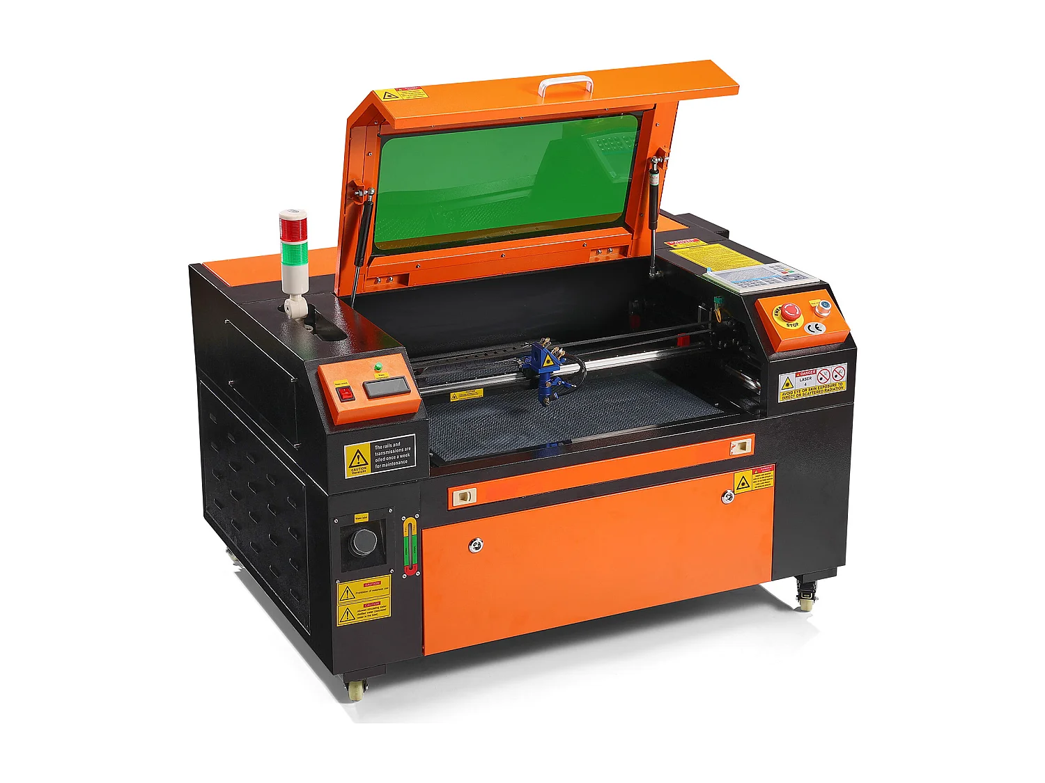 Graveur Laser, SucceBuy Graveur laser CO2 60 W 40 x 60 cm Machine de Gravure et D'impression