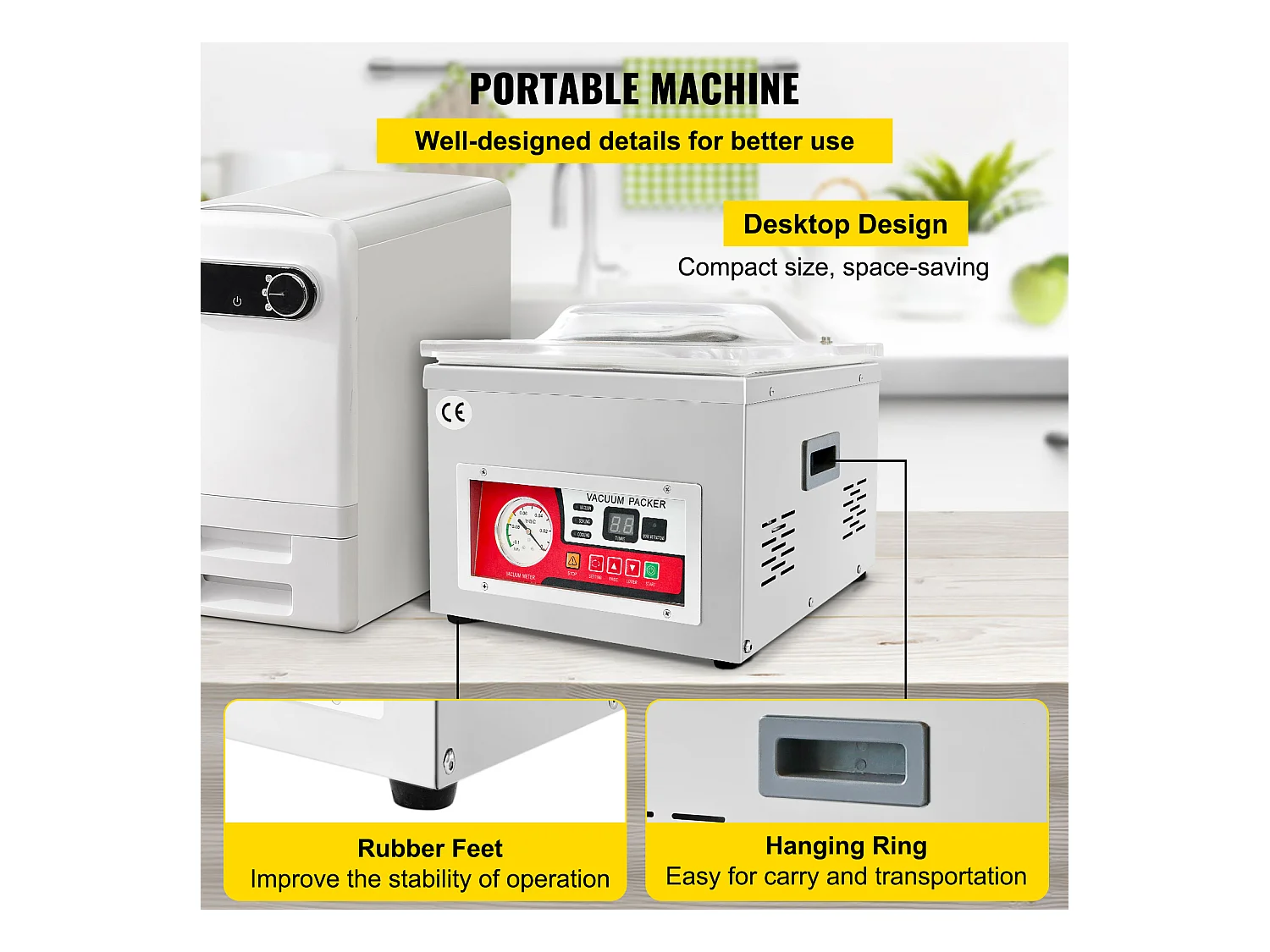 Macchina per Sottivuoto SucceBuy, Camera Commerciale per Sottivuoto 260W