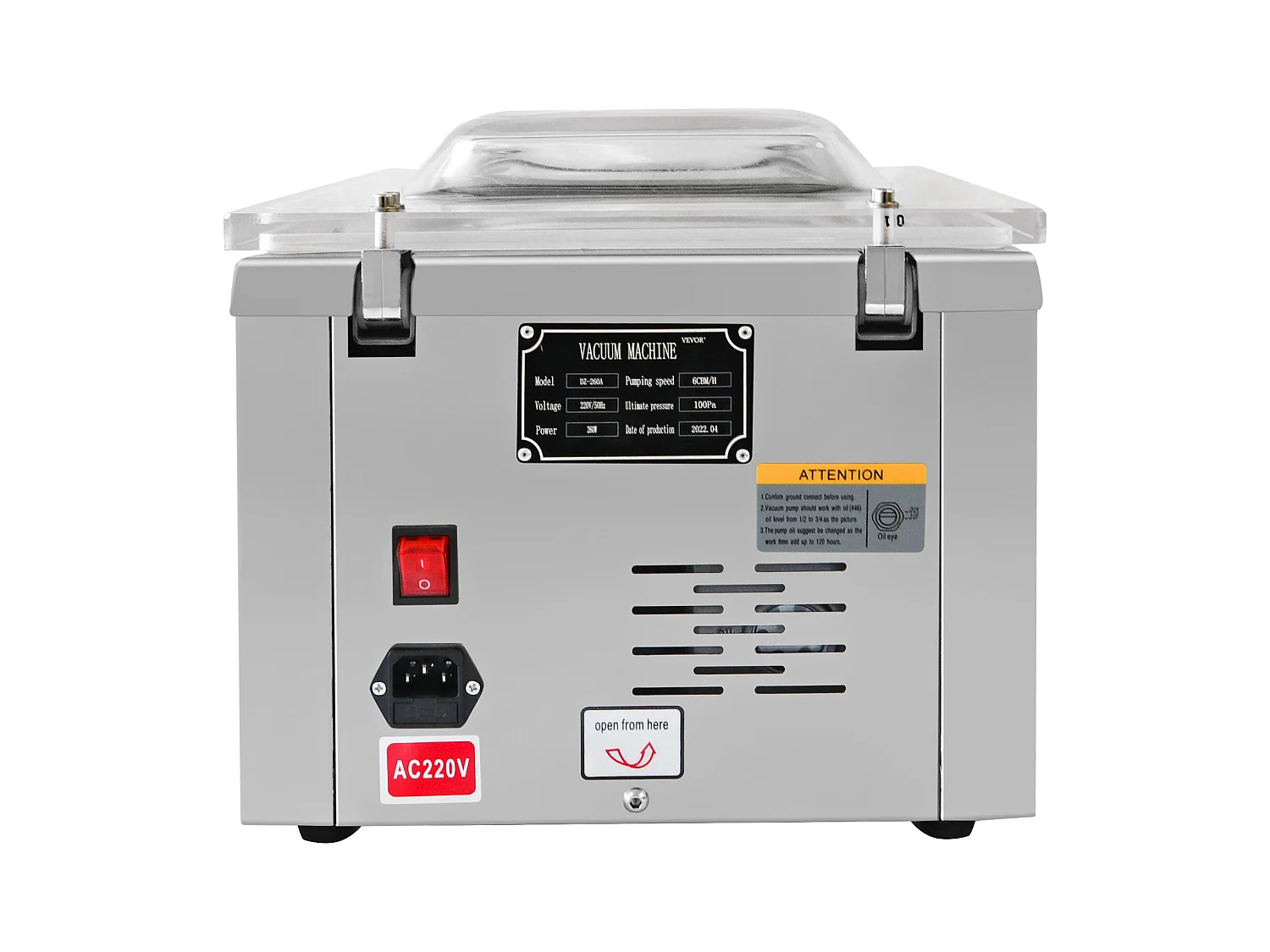 Macchina per Sottivuoto SucceBuy, Camera Commerciale per Sottivuoto 260W