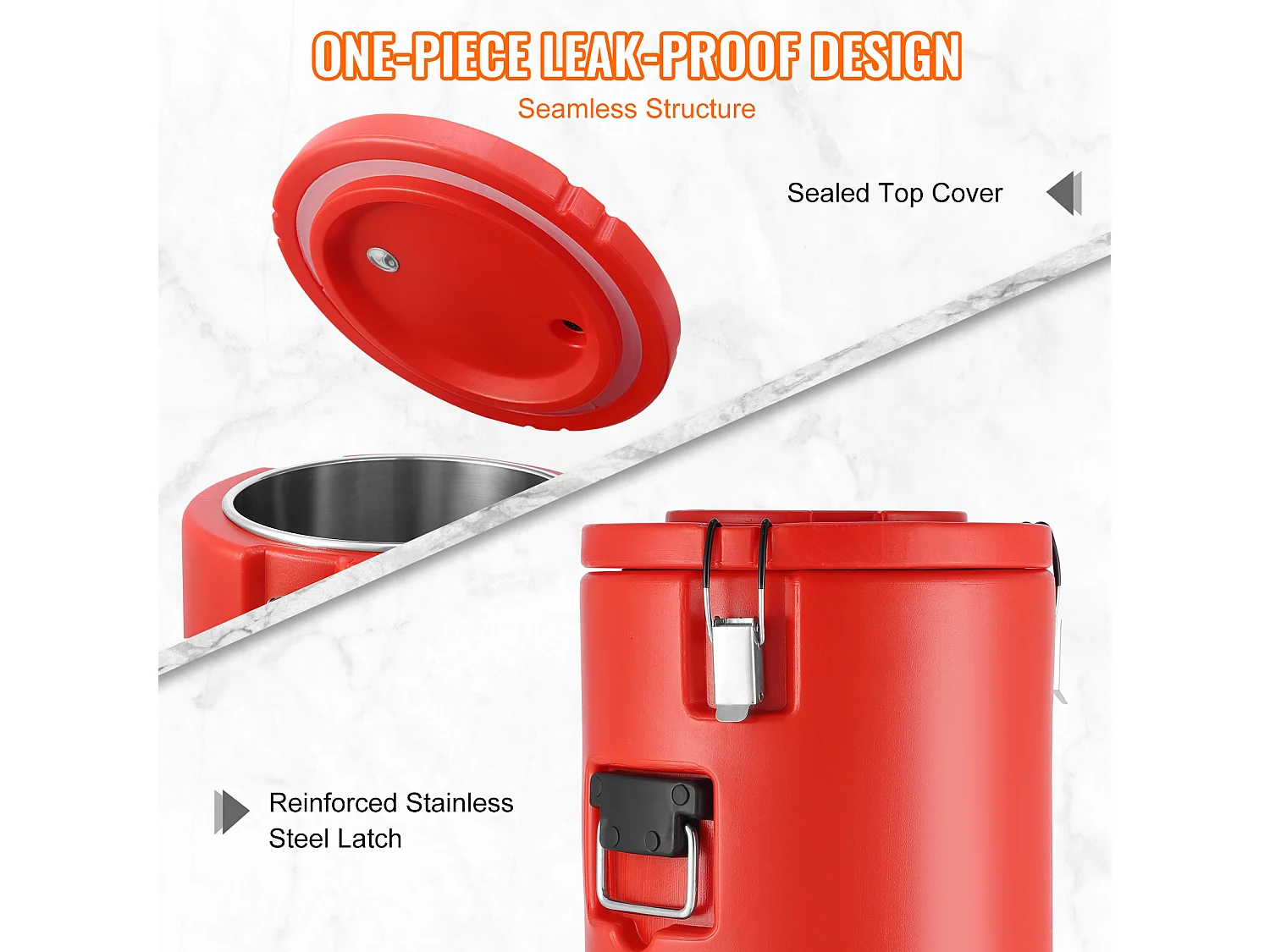 Distributeur de Boissons, SucceBuy Distributeur de Boissons Isotherme 7,6 L en Acier Inoxydable, Chaud et Froid