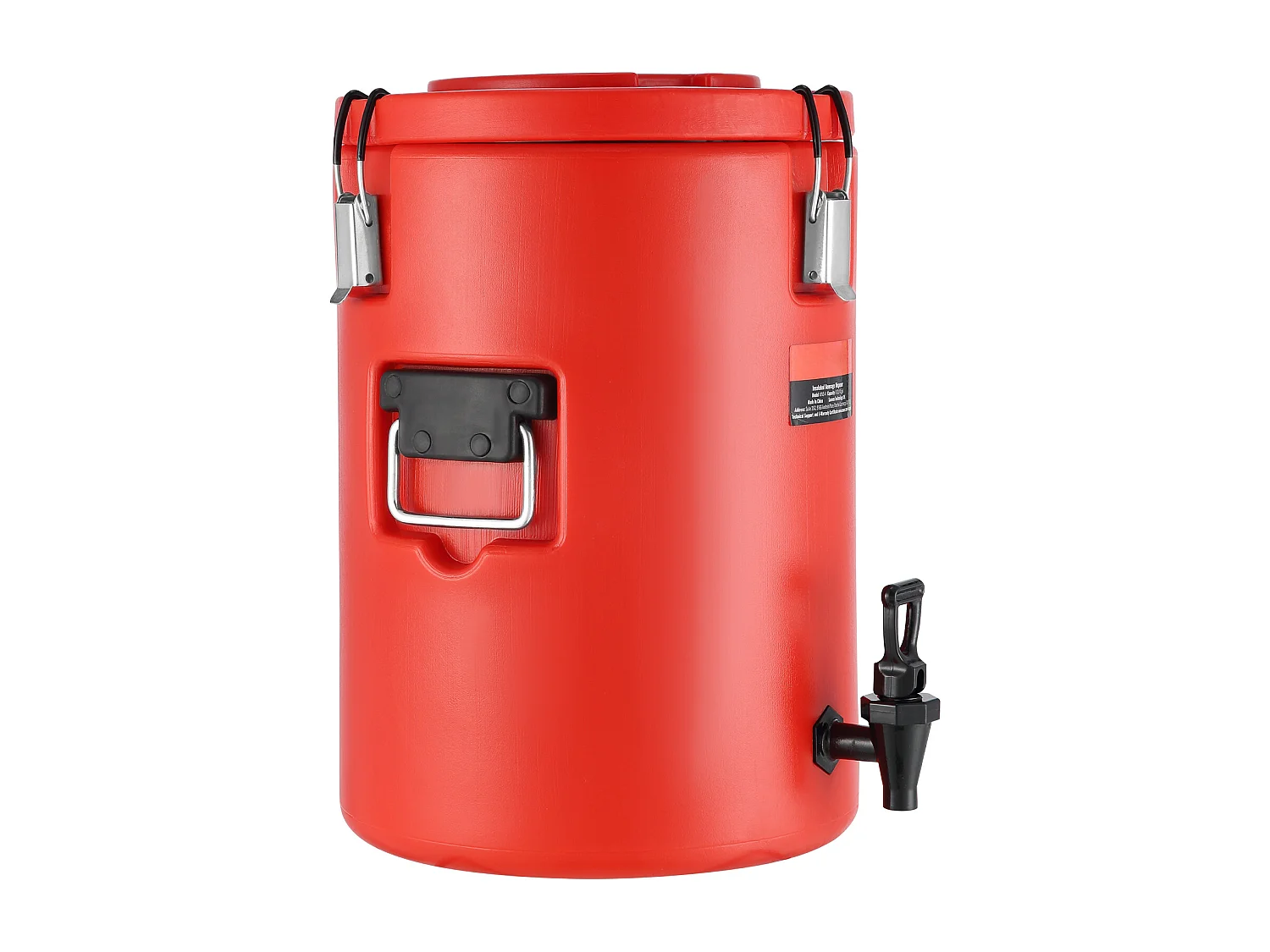 Distributeur de Boissons, SucceBuy Distributeur de Boissons Isotherme 7,6 L en Acier Inoxydable, Chaud et Froid