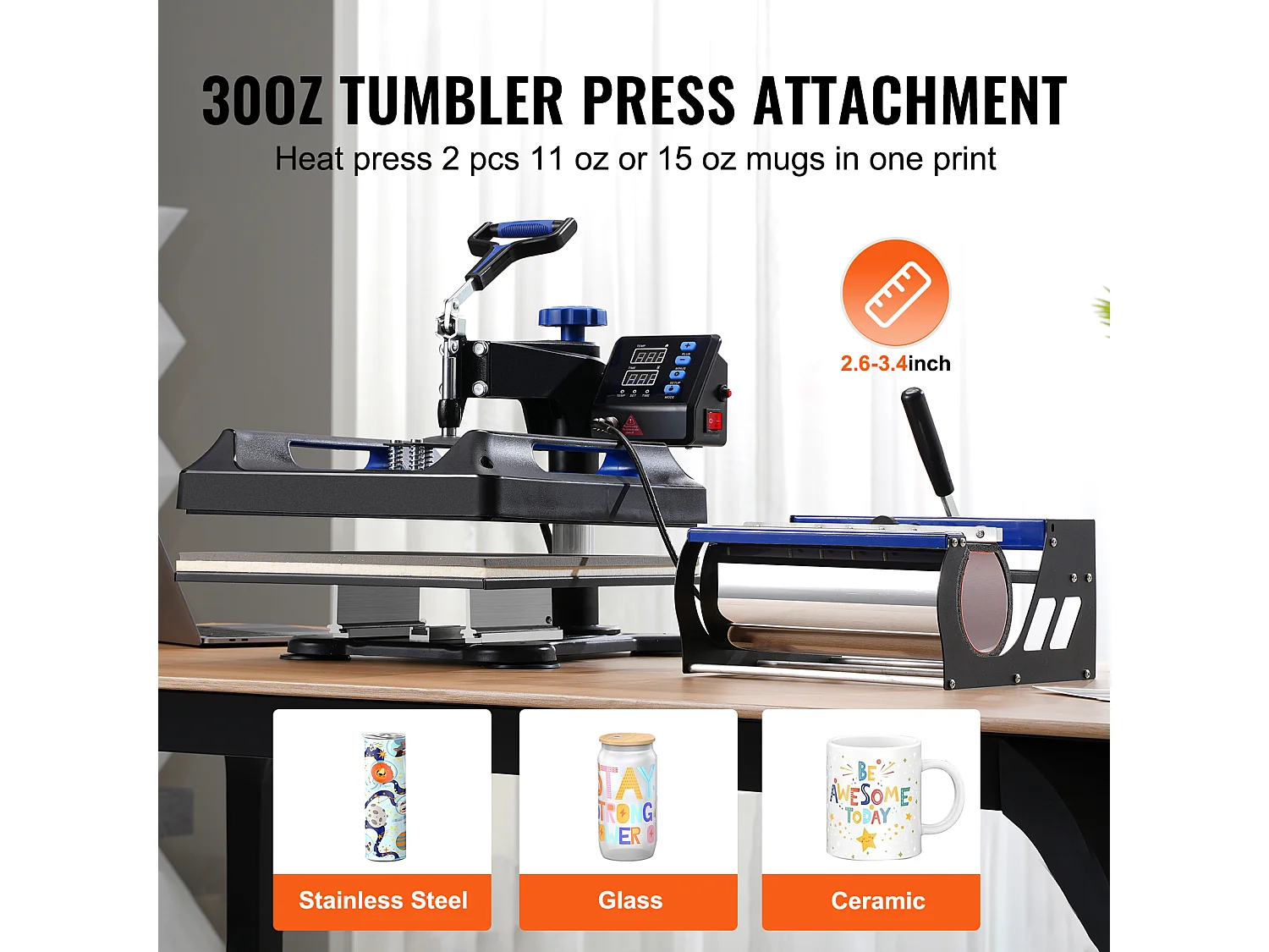 Stampa Termica 8 in 1 SucceBuy 38,1x38,1 cm di Personalizzazione DIY Indispensabile