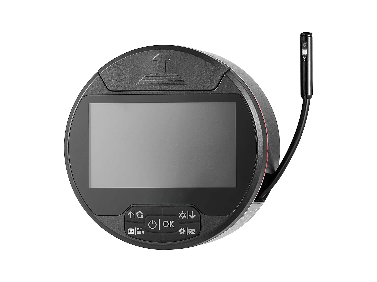 Borescope Dreifachobjektiv-Endoskopkamera SucceBuy mit 11cm-IPS-Bildschirm 8 + 2 Lichter
