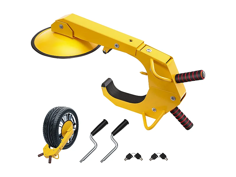 Felgenschloss SucceBuy, Reifenkralle für Anhänger, Auto, PKW, LKW, Diebstahlschutz