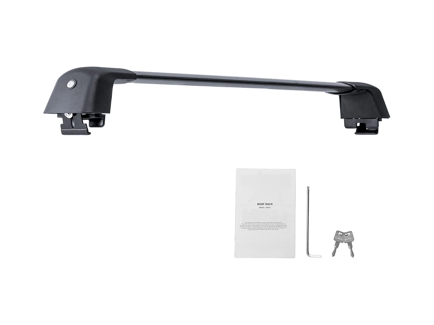 Barres Transversales de Toit SucceBuy Max 136cm pour Rails Latéraux Rainurés, Verrouillables, Charge de 90 kg