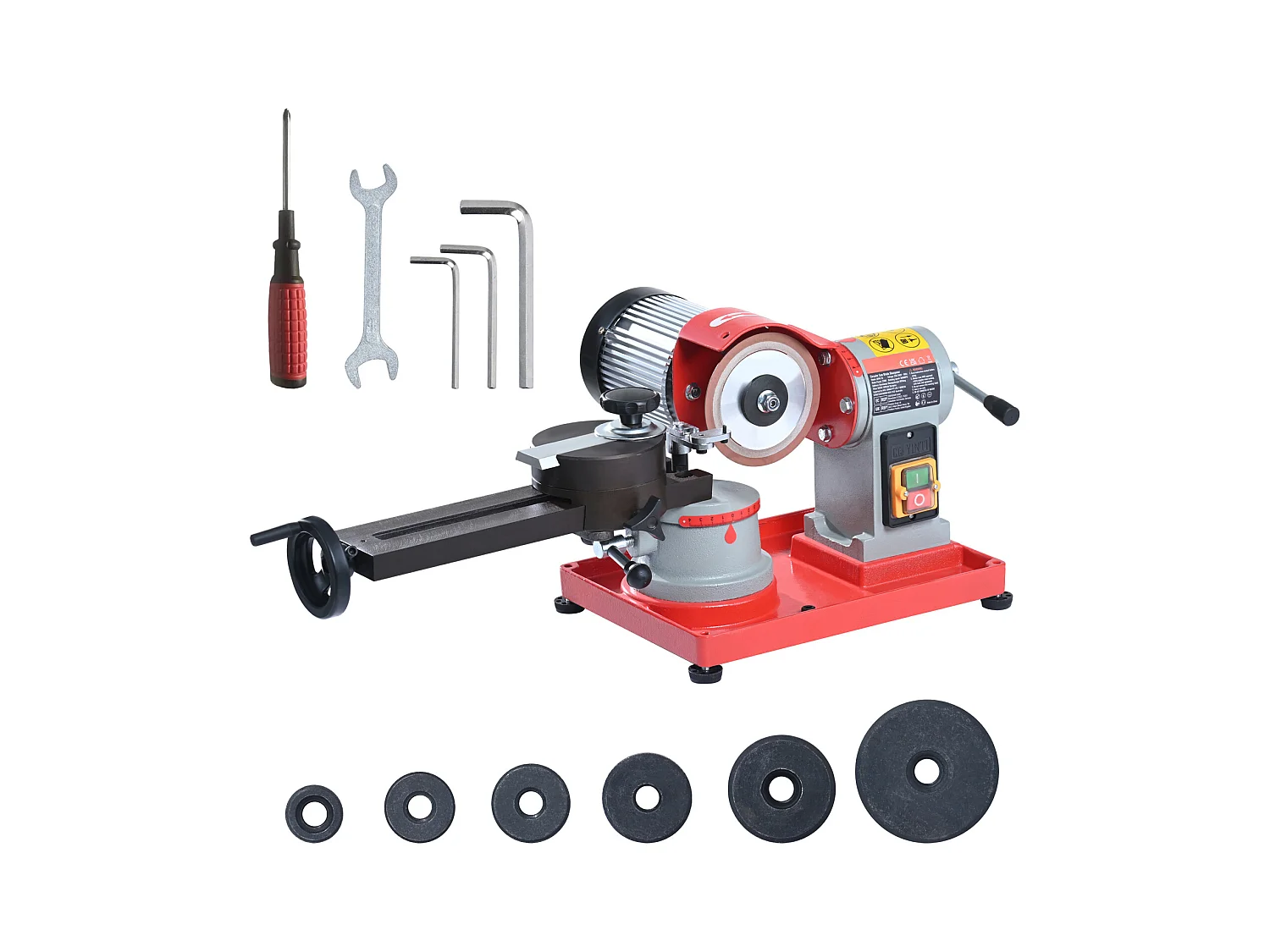 Affûteuse de Lame de Scie Circulaire SucceBuy 370 W 3600 tr/min, Meule de 12.7 cm