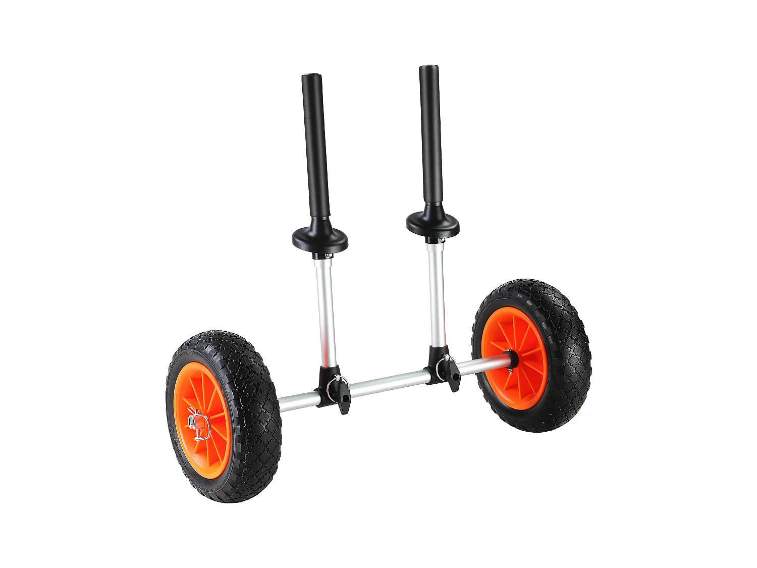 Chariot à Outils, SucceBuy Chariot de Kayak Réglable, Capacité de 127 kg, Porte-Canoë, Pneus de 25 cm