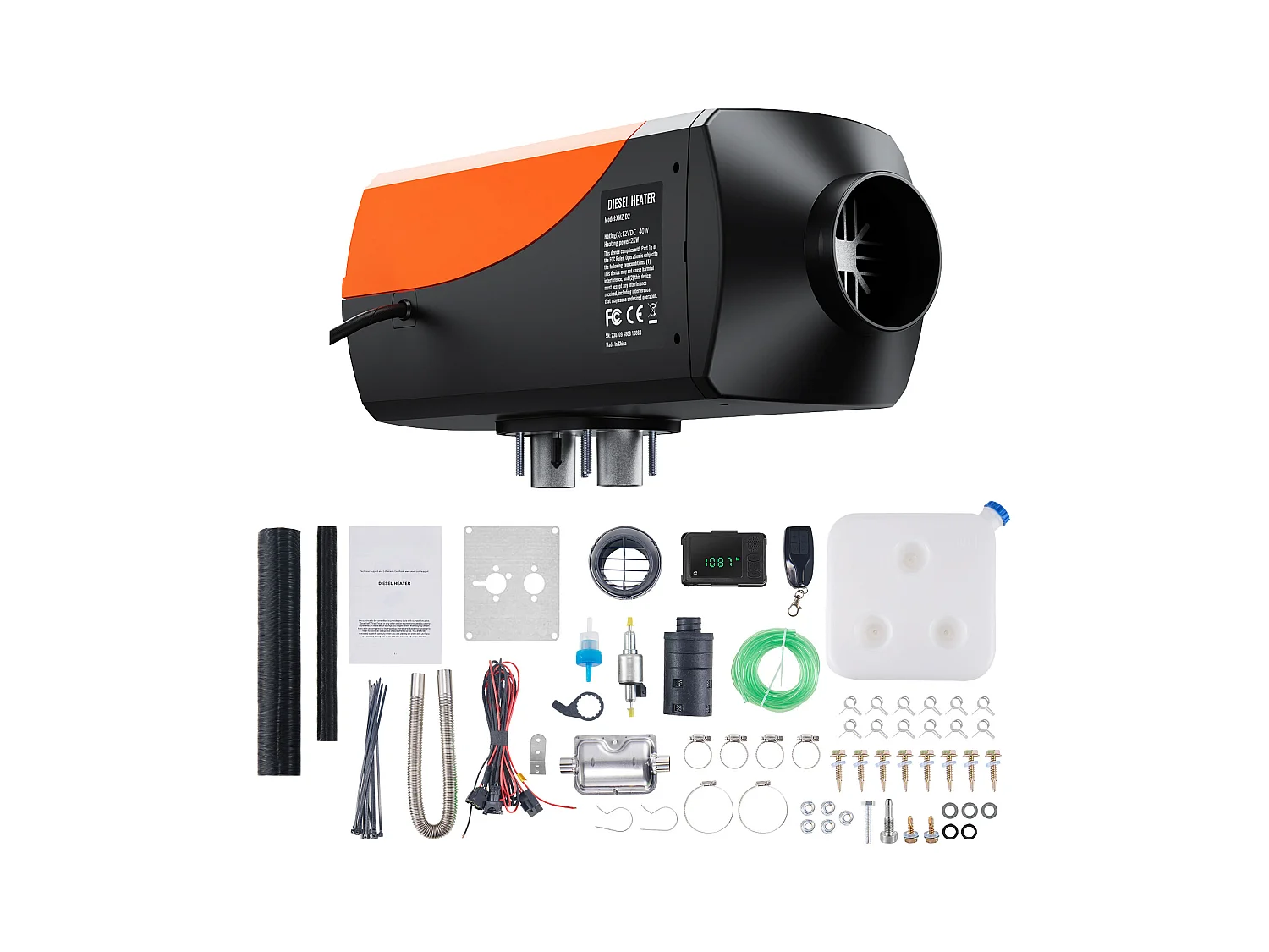 Diesel-Luftheizung SucceBuy 12 V 2 kW - Bluetooth, LCD, für Auto, Bus