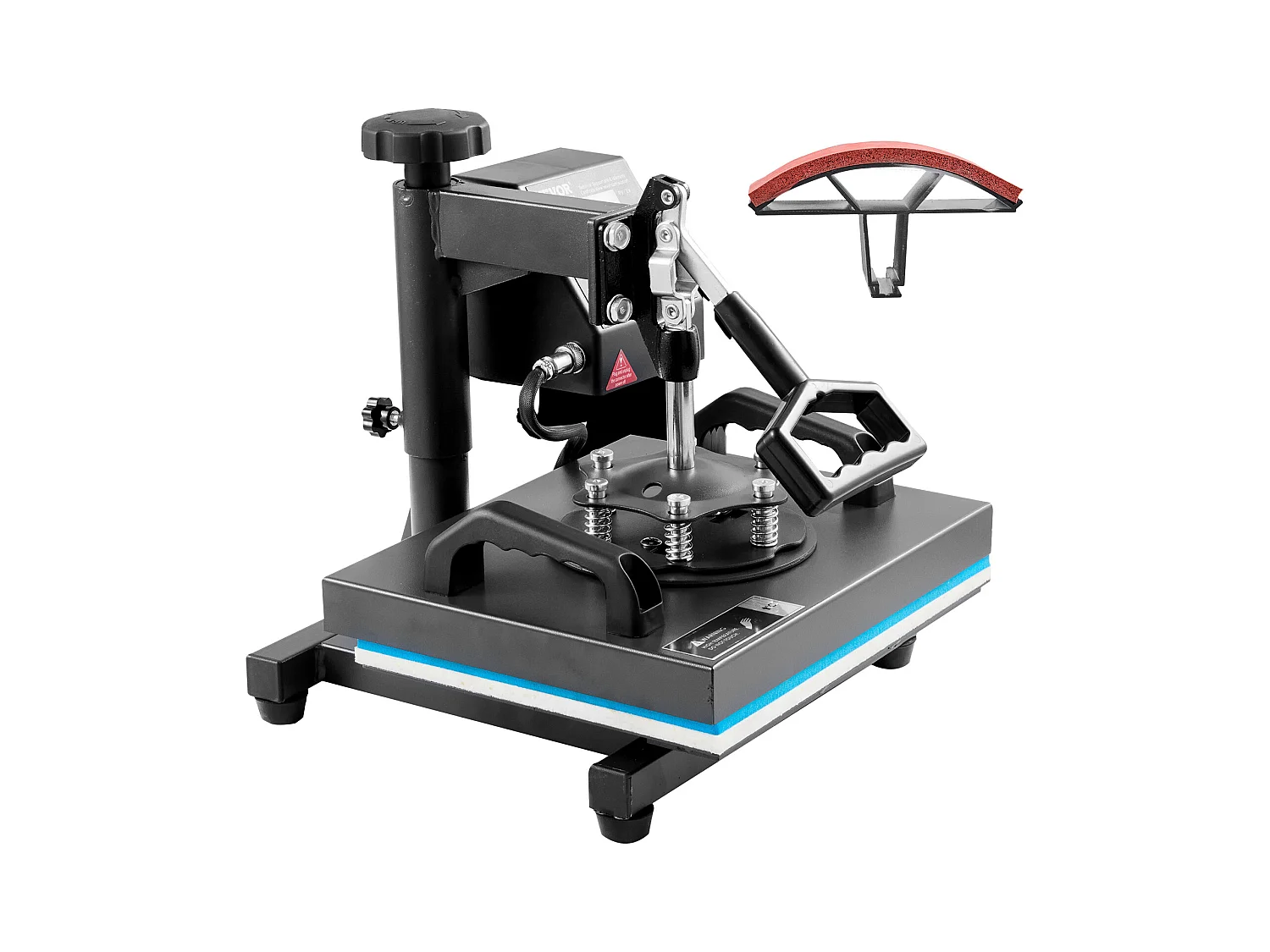 Press Termiczny SucceBuy 2 w 1, Transfer Sublimacyjny 25,4 x 30,48 cm dla T-Shirtu i Czapki