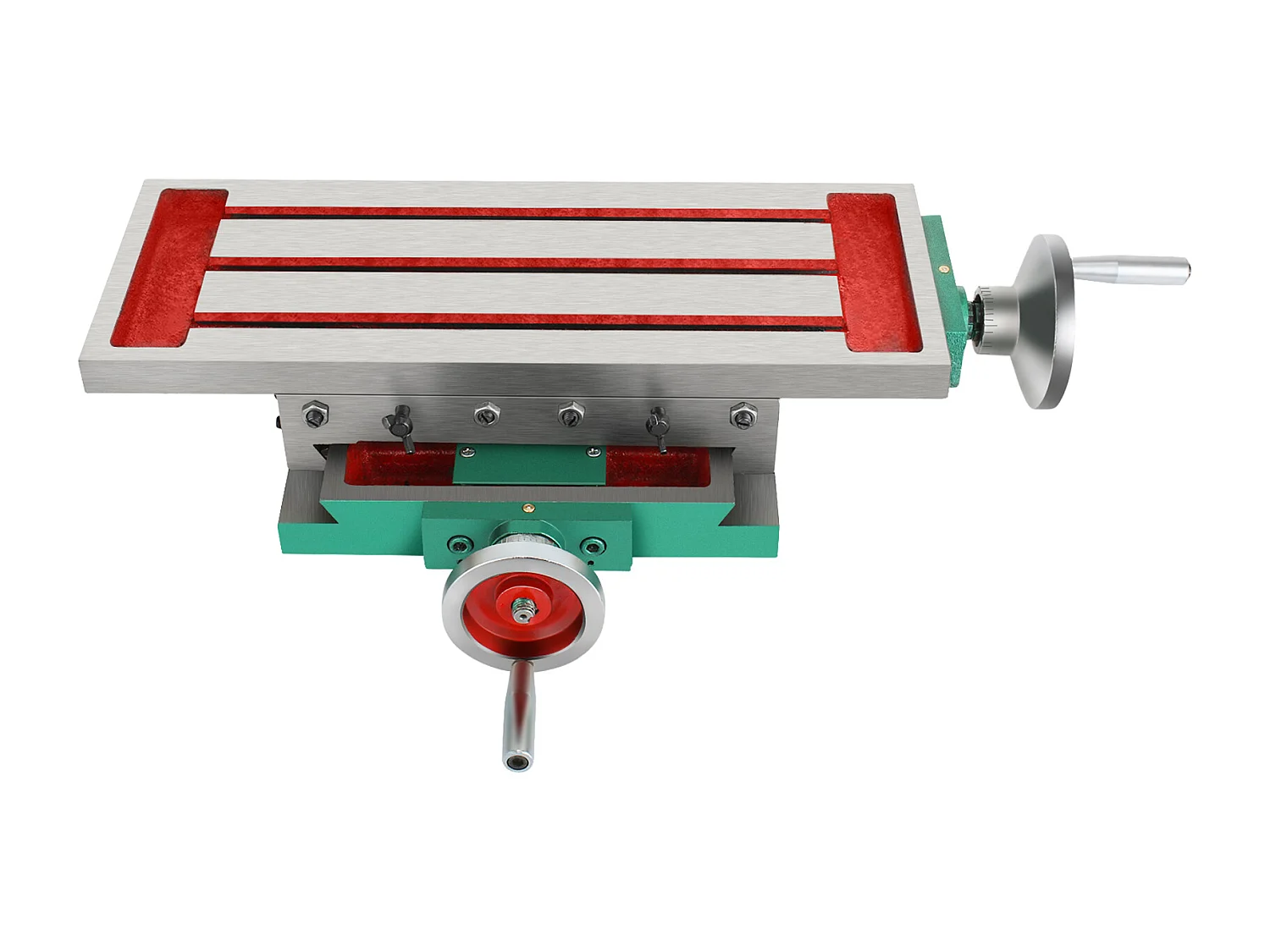 Table de Travail, SucceBuy Table de Travail pour Fraiseuse 45x17 cm Étau de Perçage à Glissière Transversale à 2 Axes