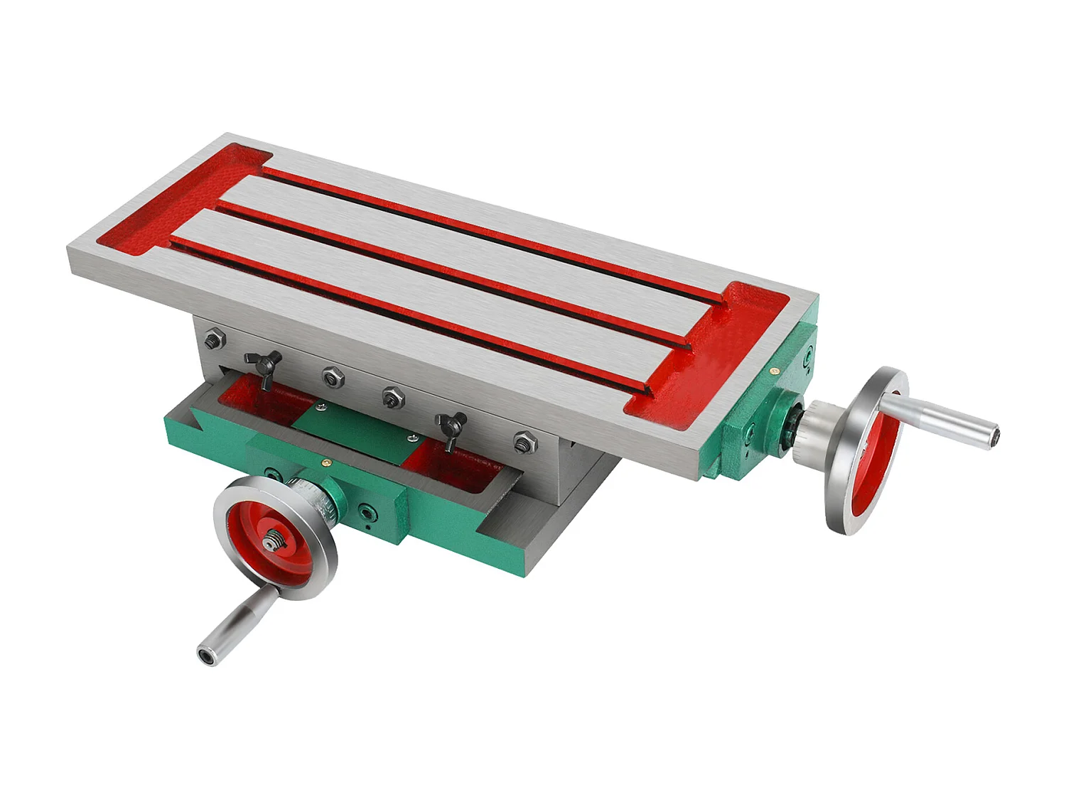 Table de Travail, SucceBuy Table de Travail pour Fraiseuse 45x17 cm Étau de Perçage à Glissière Transversale à 2 Axes