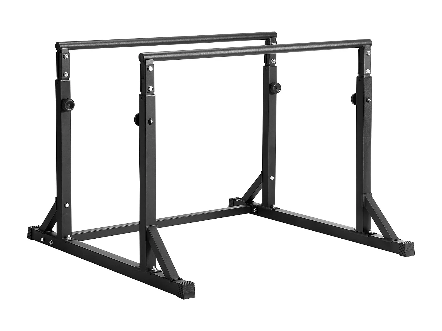 Barre Dips SucceBuy Dip Bar, Capacité de 363KG, Hauteur Réglable, Station D'Entraînement Musculaire